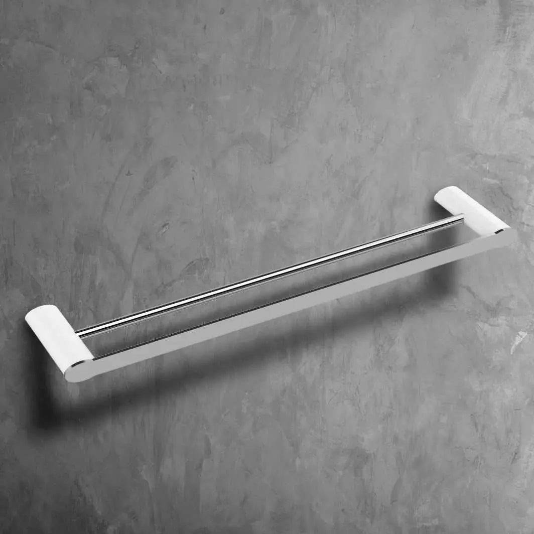 bathroom accessory NUUK Double Towel Rail 60-Towel Rails & Towel Rings-high-end bathtub showroom Hong Kong, Infinite Bath, Infinite Showroom, mirror cabinet,Bathtub details, Bathroom Accessories,bathroom solid surface, bathroom tailor,bathroom furniture, 浴室物料,浴室配件,浴缸香港, Bathroomware ,Bespoke bathroom,洗手盤 訂造,Cloakroom,Vanities, Mirrors,Bathroom Furniture, 浴室裝修,浴室 櫃 訂造