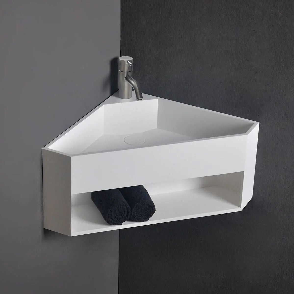 Petrini WM 50 w/Shelf-WALL MOUNT WASHBASINS-訂造一體無縫洗手盆,Tailor made Washbasins,waterbasin hk, 浴室物料,浴室裝修,訂造洗手盆,浴室翻新,Bathroomware ,Bespoke bathroom,浴室配件,訂造浴室潔具,訂造浴室傢俬,香港 浴室設計 公司,best custom bathroom furniture HK, Infinite Bath
