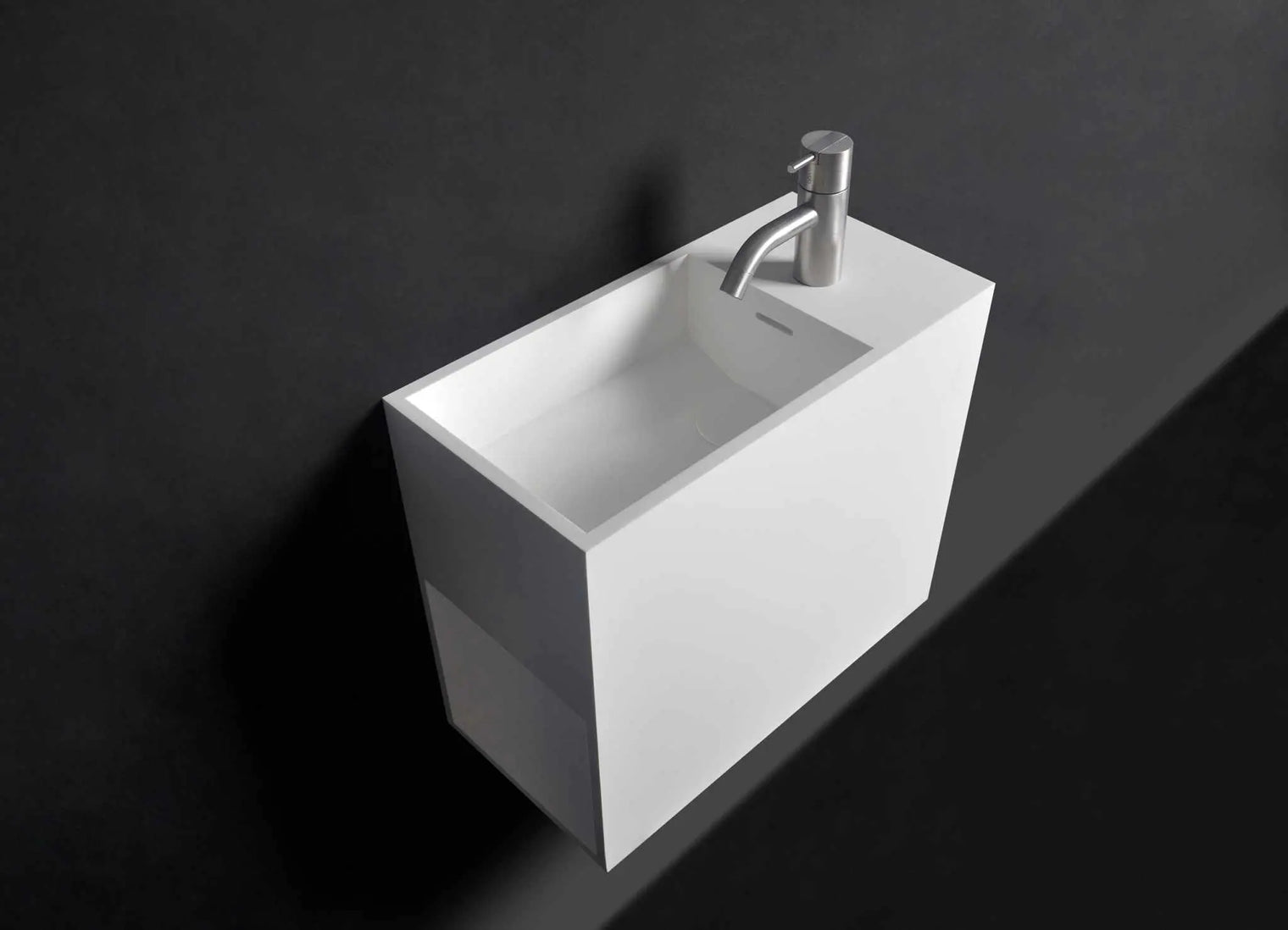 Pure WM 45 w/shelf-WALL MOUNT WASHBASINS-訂造一體無縫洗手盆,Tailor made Washbasins,waterbasin hk, 浴室物料,浴室裝修,訂造洗手盆,浴室翻新,Bathroomware ,Bespoke bathroom,浴室配件,訂造浴室潔具,訂造浴室傢俬,香港 浴室設計 公司,best custom bathroom furniture HK, Infinite Bath