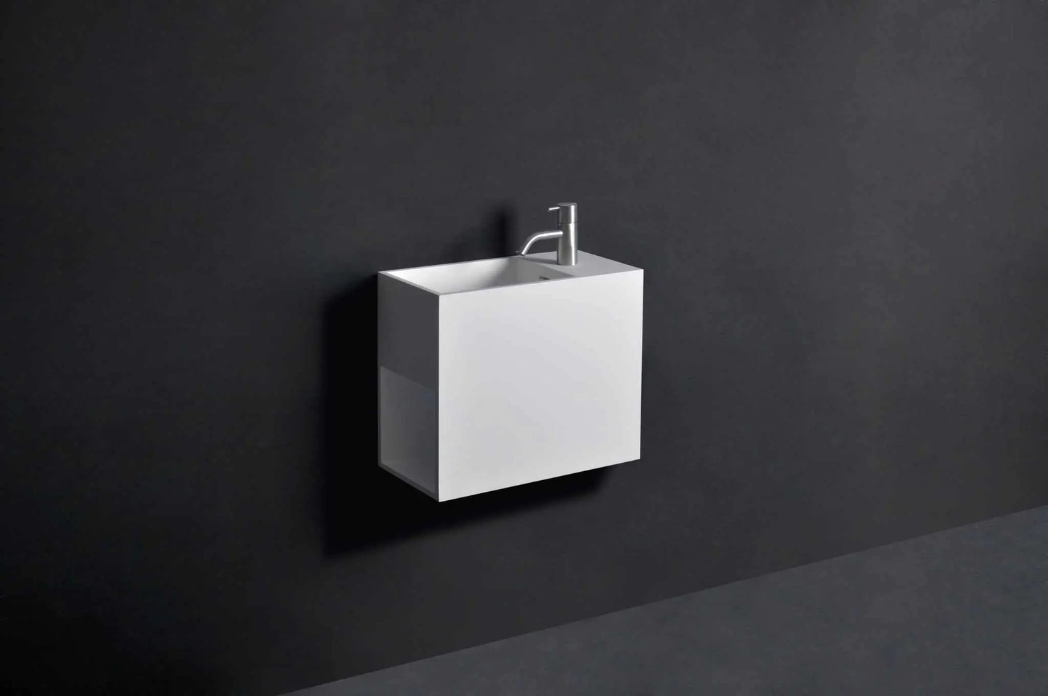 Pure WM 45 w/shelf-WALL MOUNT WASHBASINS-訂造一體無縫洗手盆,Tailor made Washbasins,waterbasin hk, 浴室物料,浴室裝修,訂造洗手盆,浴室翻新,Bathroomware ,Bespoke bathroom,浴室配件,訂造浴室潔具,訂造浴室傢俬,香港 浴室設計 公司,best custom bathroom furniture HK, Infinite Bath