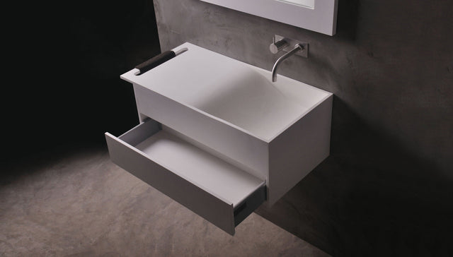 Christianssand WM 80R w/Drawer-WALL MOUNT WASHBASINS-訂造一體無縫洗手盆,Tailor made Washbasins,waterbasin hk, 浴室物料,浴室裝修,訂造洗手盆,浴室翻新,Bathroomware ,Bespoke bathroom,浴室配件,訂造浴室潔具,訂造浴室傢俬,香港 浴室設計 公司,best custom bathroom furniture HK, Infinite Bath