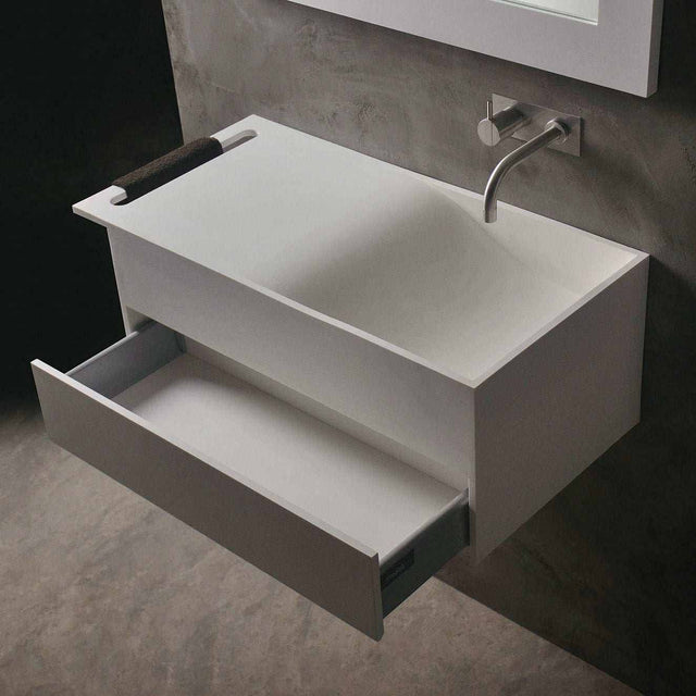 Christianssand WM 80R w/Drawer-WALL MOUNT WASHBASINS-訂造一體無縫洗手盆,Tailor made Washbasins,waterbasin hk, 浴室物料,浴室裝修,訂造洗手盆,浴室翻新,Bathroomware ,Bespoke bathroom,浴室配件,訂造浴室潔具,訂造浴室傢俬,香港 浴室設計 公司,best custom bathroom furniture HK, Infinite Bath