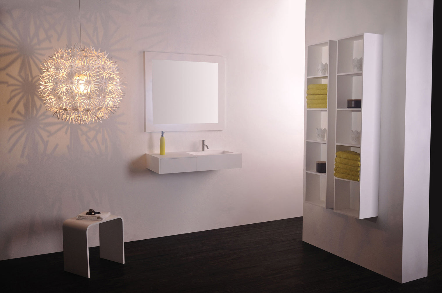 Vesta WM 90R w/Drawer-WALL MOUNT WASHBASINS-訂造一體無縫洗手盆,Tailor made Washbasins,waterbasin hk, 浴室物料,浴室裝修,訂造洗手盆,浴室翻新,Bathroomware ,Bespoke bathroom,浴室配件,訂造浴室潔具,訂造浴室傢俬,香港 浴室設計 公司,best custom bathroom furniture HK, Infinite Bath