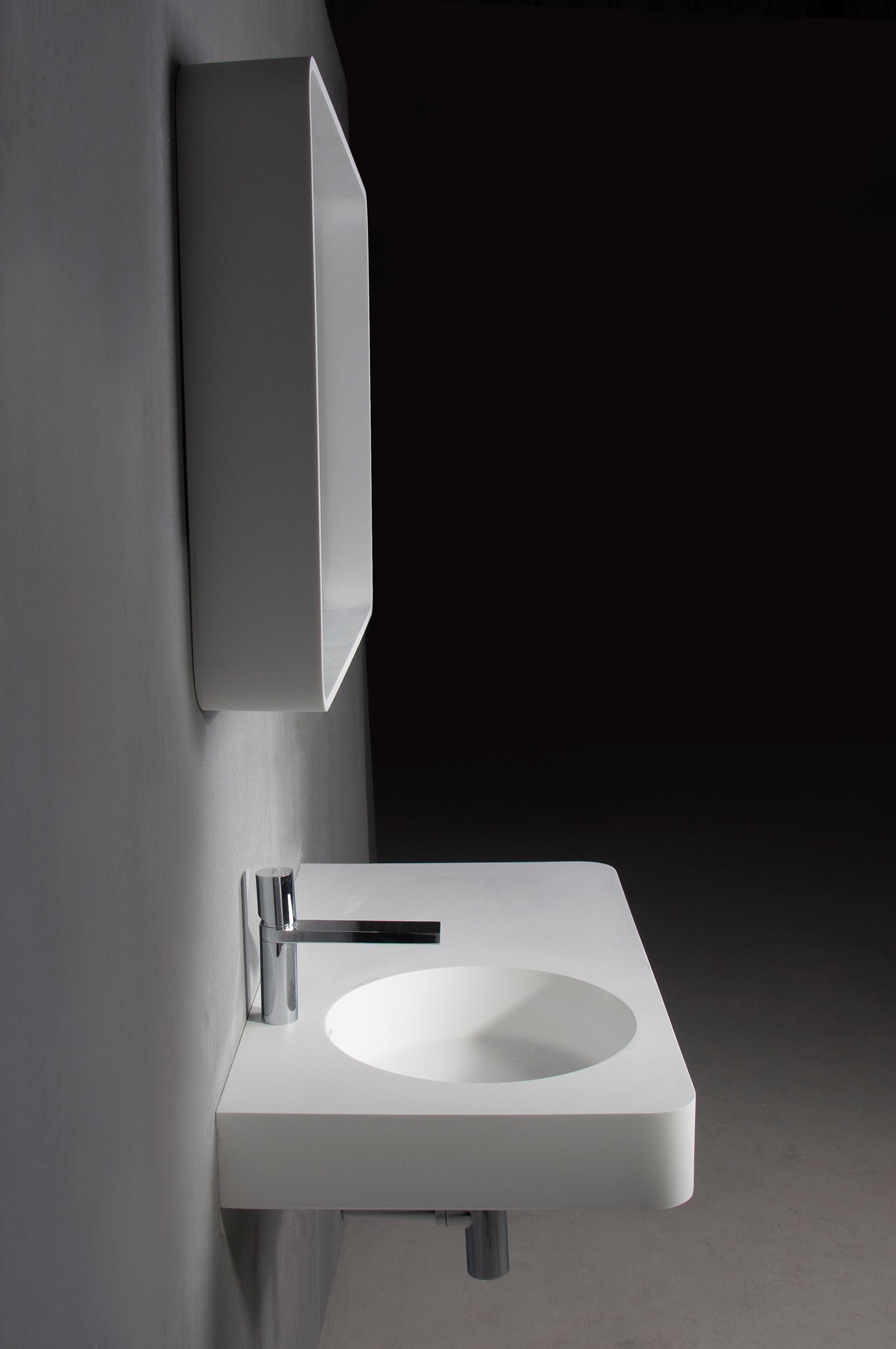 Cirque WM 75L with Towel Bar-WALL MOUNT WASHBASINS-訂造一體無縫洗手盆,Tailor made Washbasins,waterbasin hk, 浴室物料,浴室裝修,訂造洗手盆,浴室翻新,Bathroomware ,Bespoke bathroom,浴室配件,訂造浴室潔具,訂造浴室傢俬,香港 浴室設計 公司,best custom bathroom furniture HK, Infinite Bath