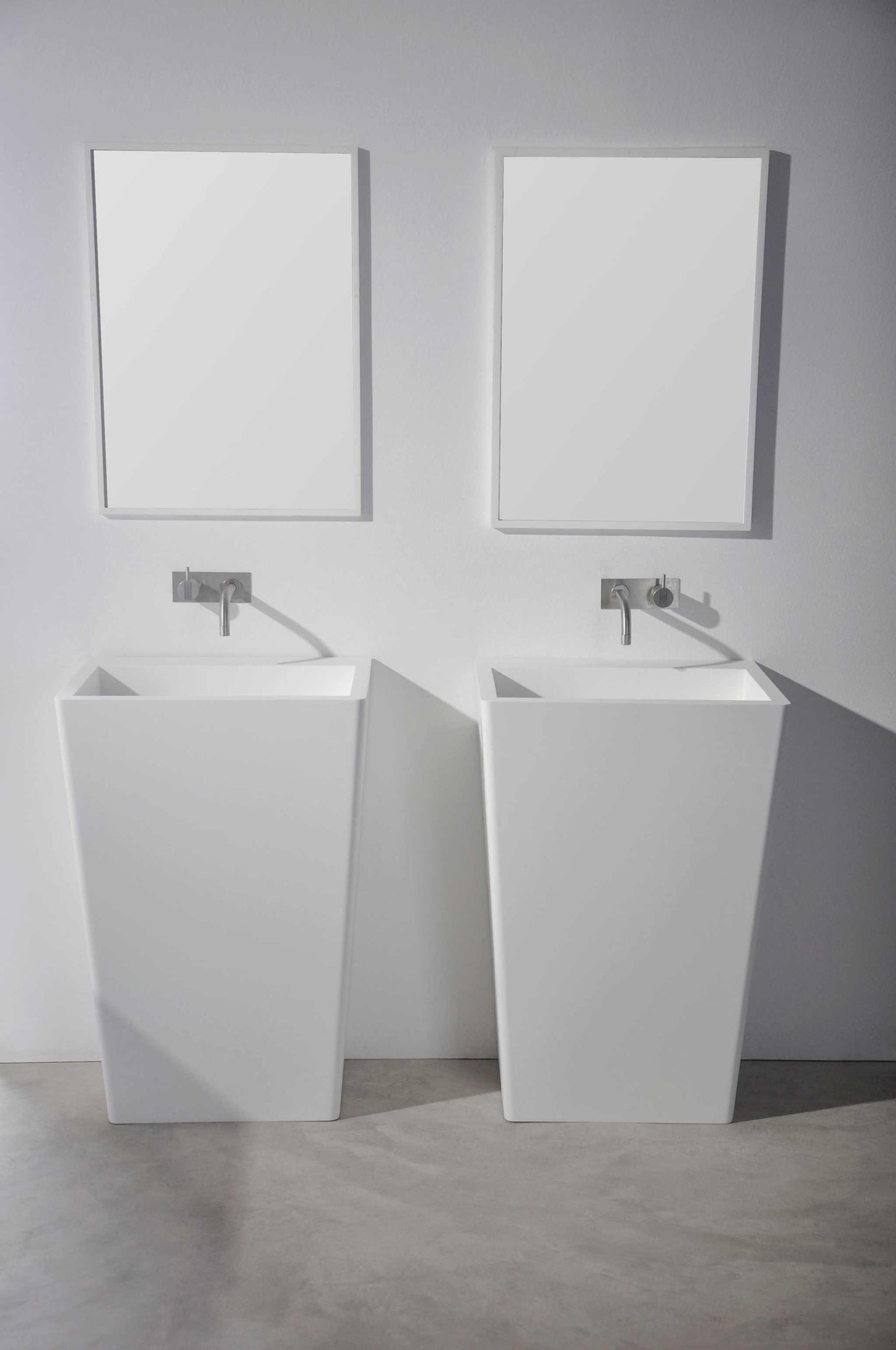 pedestal basin Salina P 55-PEDESTAL WASHBASINS-訂造一體無縫洗手盆,Tailor made Washbasins,waterbasin hk, 浴室物料,浴室裝修,訂造洗手盆,浴室翻新,Bathroomware ,Bespoke bathroom,浴室配件,訂造浴室潔具,訂造浴室傢俬,香港 浴室設計 公司,best custom bathroom furniture HK, Infinite Bath