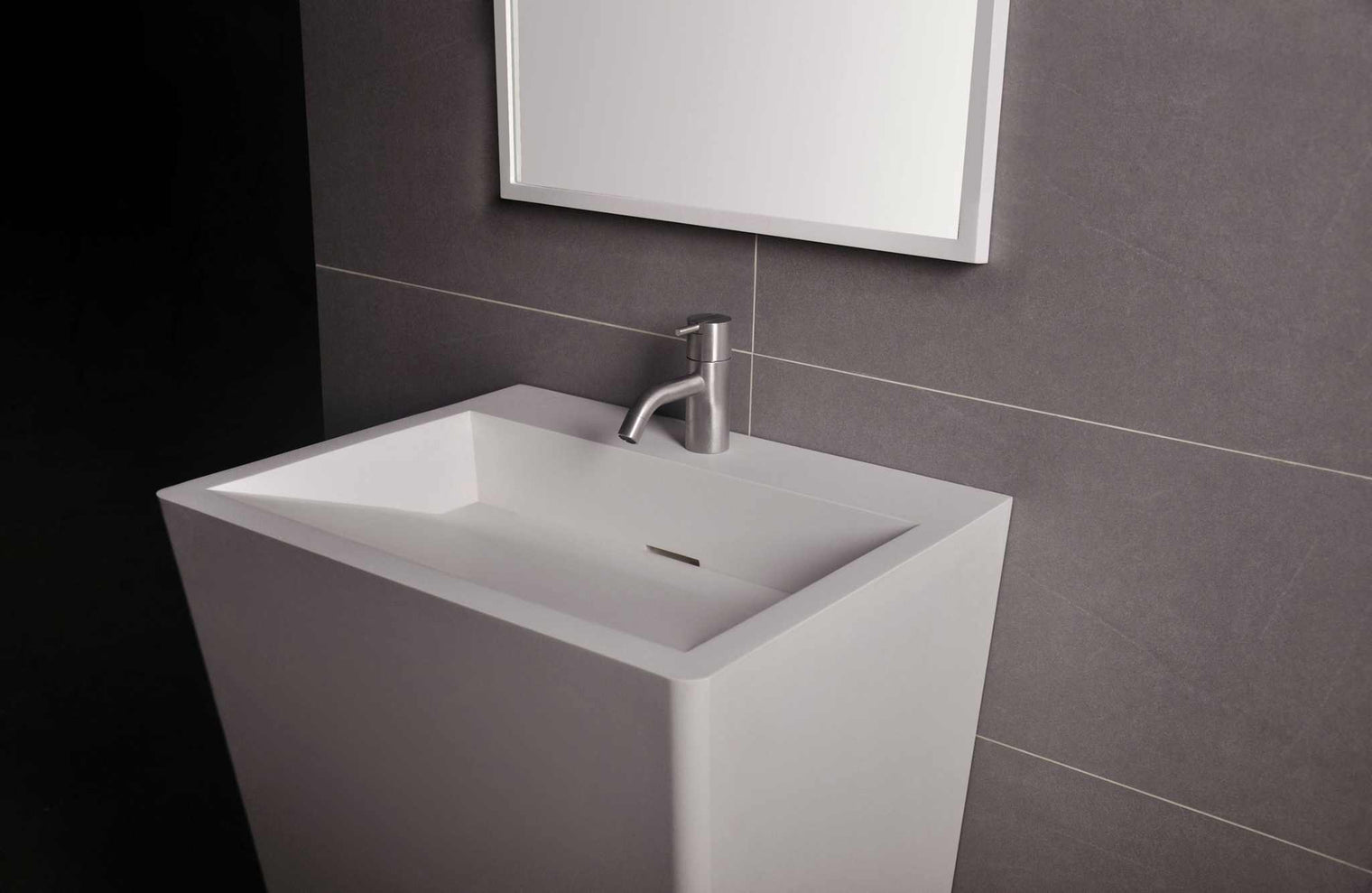 pedestal basin Salina P 55-PEDESTAL WASHBASINS-訂造一體無縫洗手盆,Tailor made Washbasins,waterbasin hk, 浴室物料,浴室裝修,訂造洗手盆,浴室翻新,Bathroomware ,Bespoke bathroom,浴室配件,訂造浴室潔具,訂造浴室傢俬,香港 浴室設計 公司,best custom bathroom furniture HK, Infinite Bath