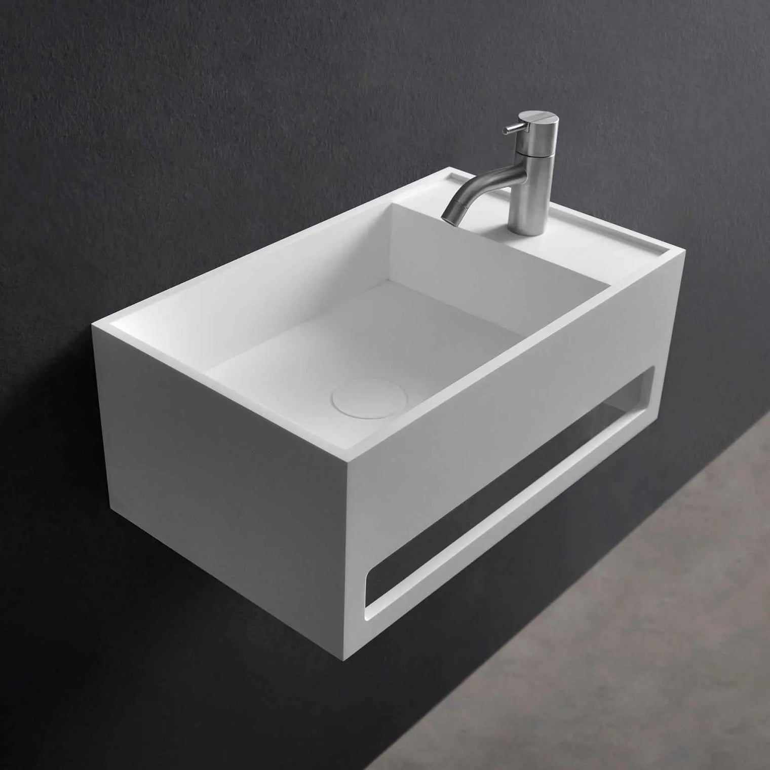 Pure WM 50L-WALL MOUNT WASHBASINS-訂造一體無縫洗手盆,Tailor made Washbasins,waterbasin hk, 浴室物料,浴室裝修,訂造洗手盆,浴室翻新,Bathroomware ,Bespoke bathroom,浴室配件,訂造浴室潔具,訂造浴室傢俬,香港 浴室設計 公司,best custom bathroom furniture HK, Infinite Bath