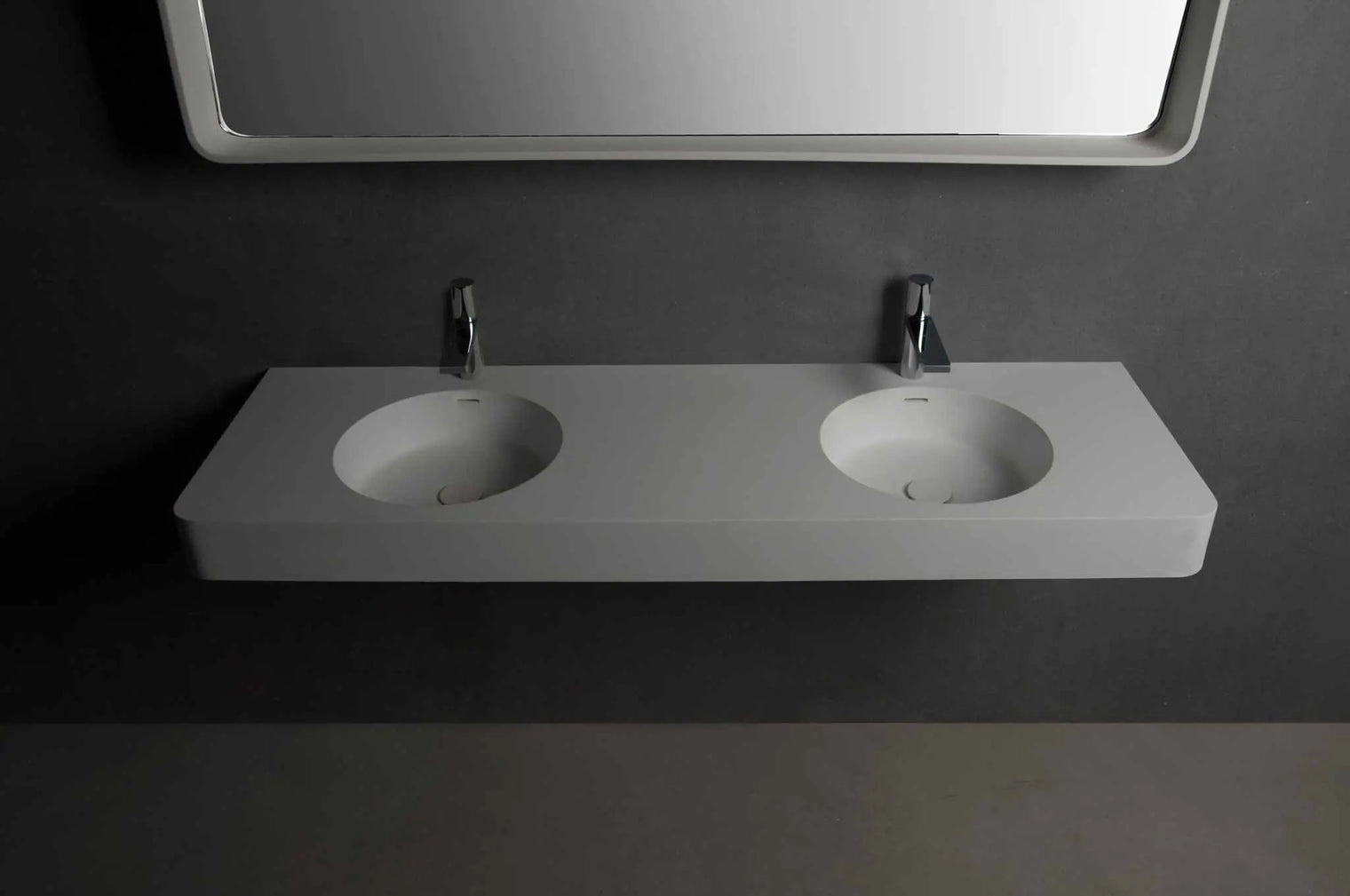 Cirque WM 150DB-WALL MOUNT WASHBASINS-訂造一體無縫洗手盆,Tailor made Washbasins,waterbasin hk, 浴室物料,浴室裝修,訂造洗手盆,浴室翻新,Bathroomware ,Bespoke bathroom,浴室配件,訂造浴室潔具,訂造浴室傢俬,香港 浴室設計 公司,best custom bathroom furniture HK, Infinite Bath