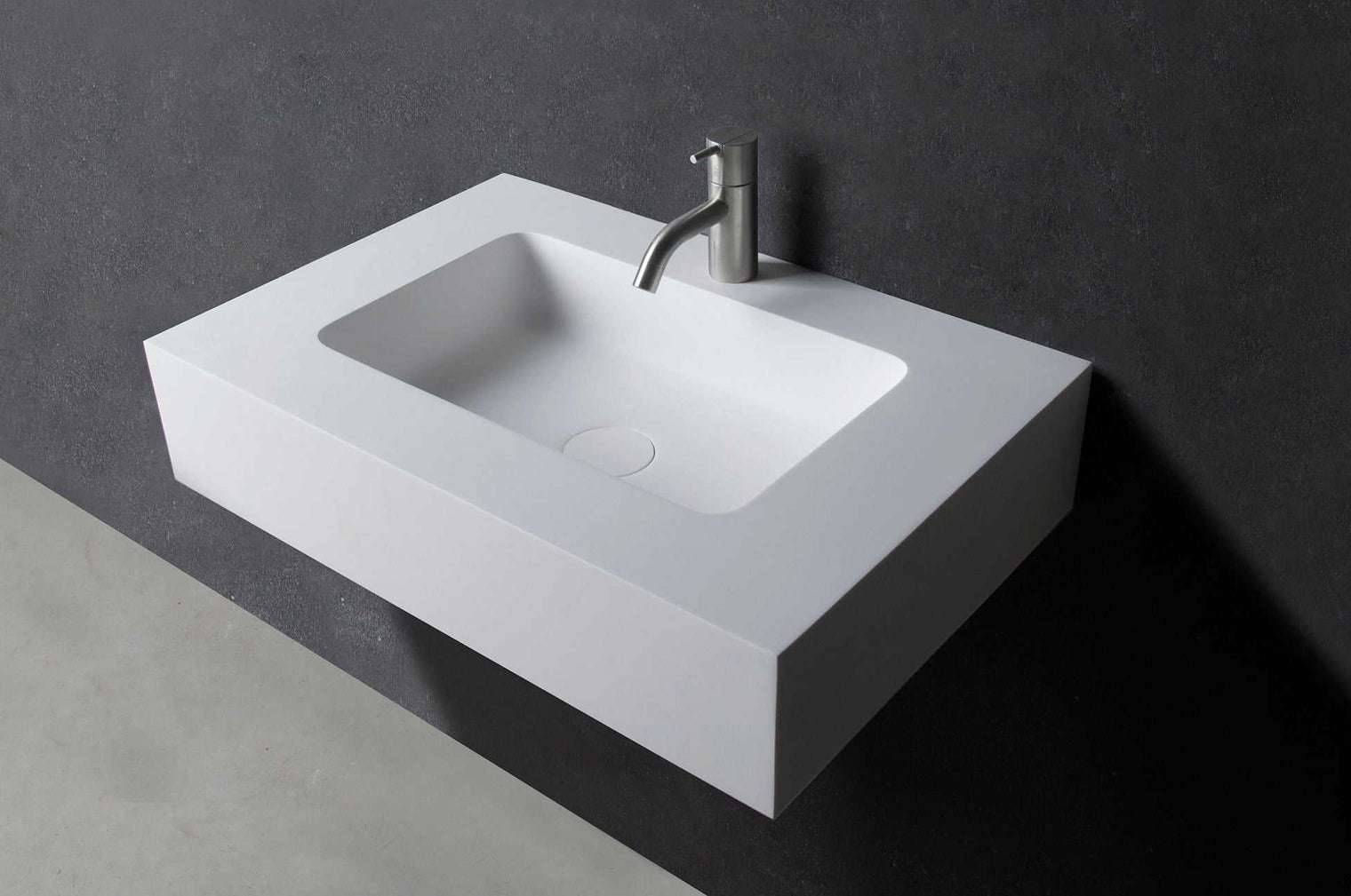 Vesta WM 60-WALL MOUNT WASHBASINS-訂造一體無縫洗手盆,Tailor made Washbasins,waterbasin hk, 浴室物料,浴室裝修,訂造洗手盆,浴室翻新,Bathroomware ,Bespoke bathroom,浴室配件,訂造浴室潔具,訂造浴室傢俬,香港 浴室設計 公司,best custom bathroom furniture HK, Infinite Bath