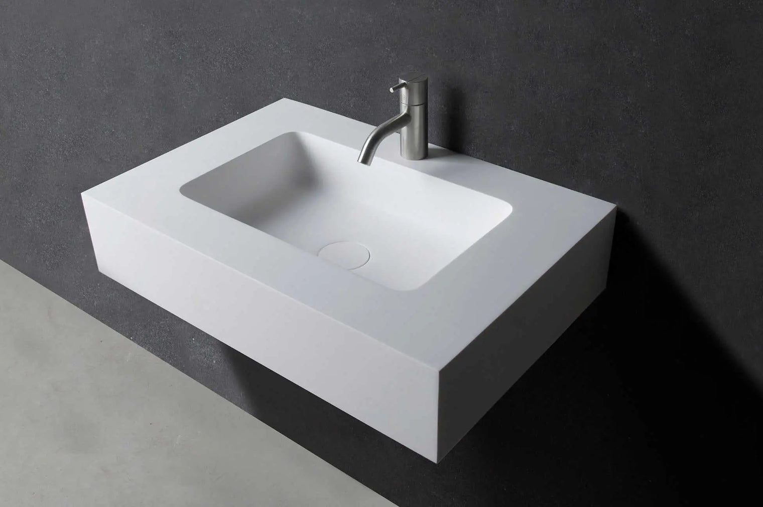 Vesta WM 60-WALL MOUNT WASHBASINS-訂造一體無縫洗手盆,Tailor made Washbasins,waterbasin hk, 浴室物料,浴室裝修,訂造洗手盆,浴室翻新,Bathroomware ,Bespoke bathroom,浴室配件,訂造浴室潔具,訂造浴室傢俬,香港 浴室設計 公司,best custom bathroom furniture HK, Infinite Bath