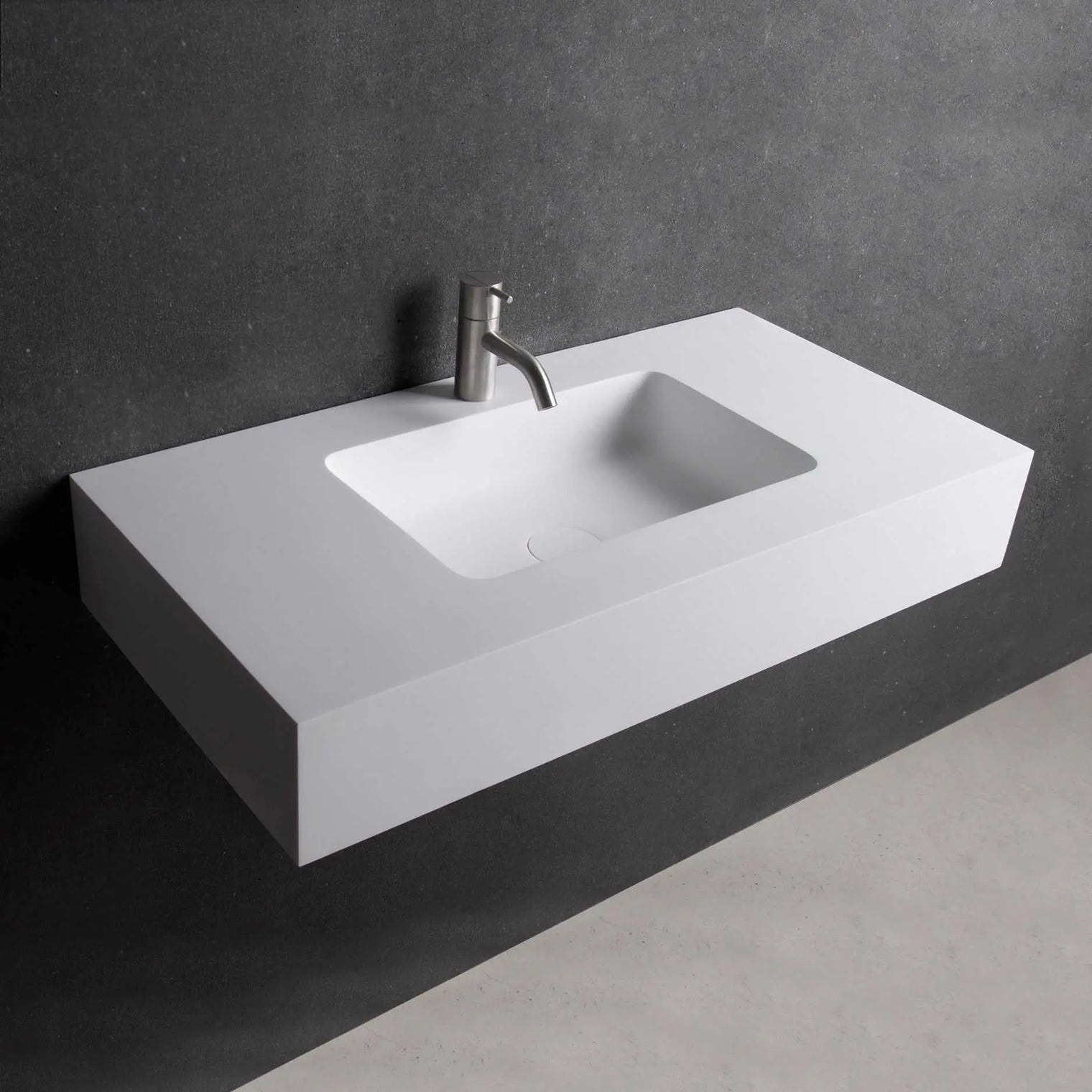 Vesta WM 80-WALL MOUNT WASHBASINS-訂造一體無縫洗手盆,Tailor made Washbasins,waterbasin hk, 浴室物料,浴室裝修,訂造洗手盆,浴室翻新,Bathroomware ,Bespoke bathroom,浴室配件,訂造浴室潔具,訂造浴室傢俬,香港 浴室設計 公司,best custom bathroom furniture HK, Infinite Bath