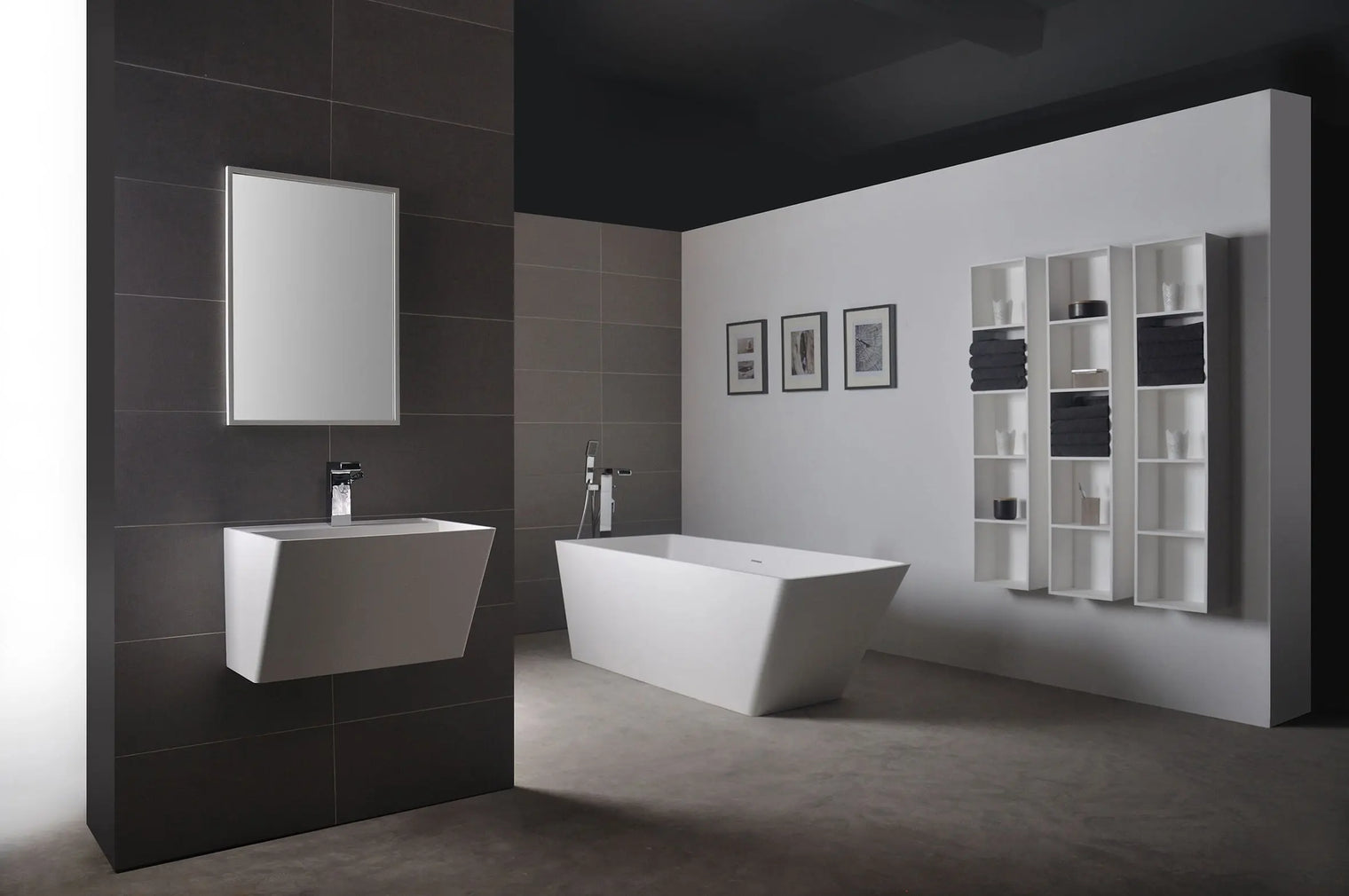 COMPLEX Shelf 145-Side Units-INFINITE-訂造洗手盆,浴室翻新, small size bathtubs, custom-made bathtub HK,freestanding bathtub Hong Kong, 獨立式 浴缸 香港, premium bathtub brands HK, Where to buy bathtubs in Hong Kong, best custom bathroom furniture HK, Infinite Bath, Infinite浴缸, Cloakroom,Vanities, Mirrors,Bathroom Furniture, 浴室裝修,浴室 櫃 訂造