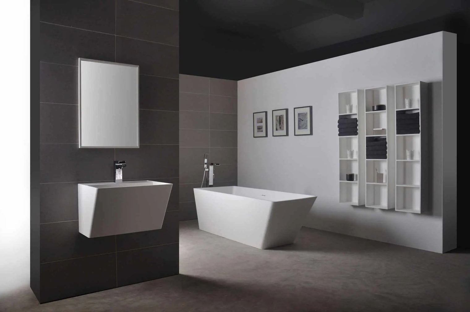 Salina WM 60-WALL MOUNT WASHBASINS-訂造一體無縫洗手盆,Tailor made Washbasins,waterbasin hk, 浴室物料,浴室裝修,訂造洗手盆,浴室翻新,Bathroomware ,Bespoke bathroom,浴室配件,訂造浴室潔具,訂造浴室傢俬,香港 浴室設計 公司,best custom bathroom furniture HK, Infinite Bath