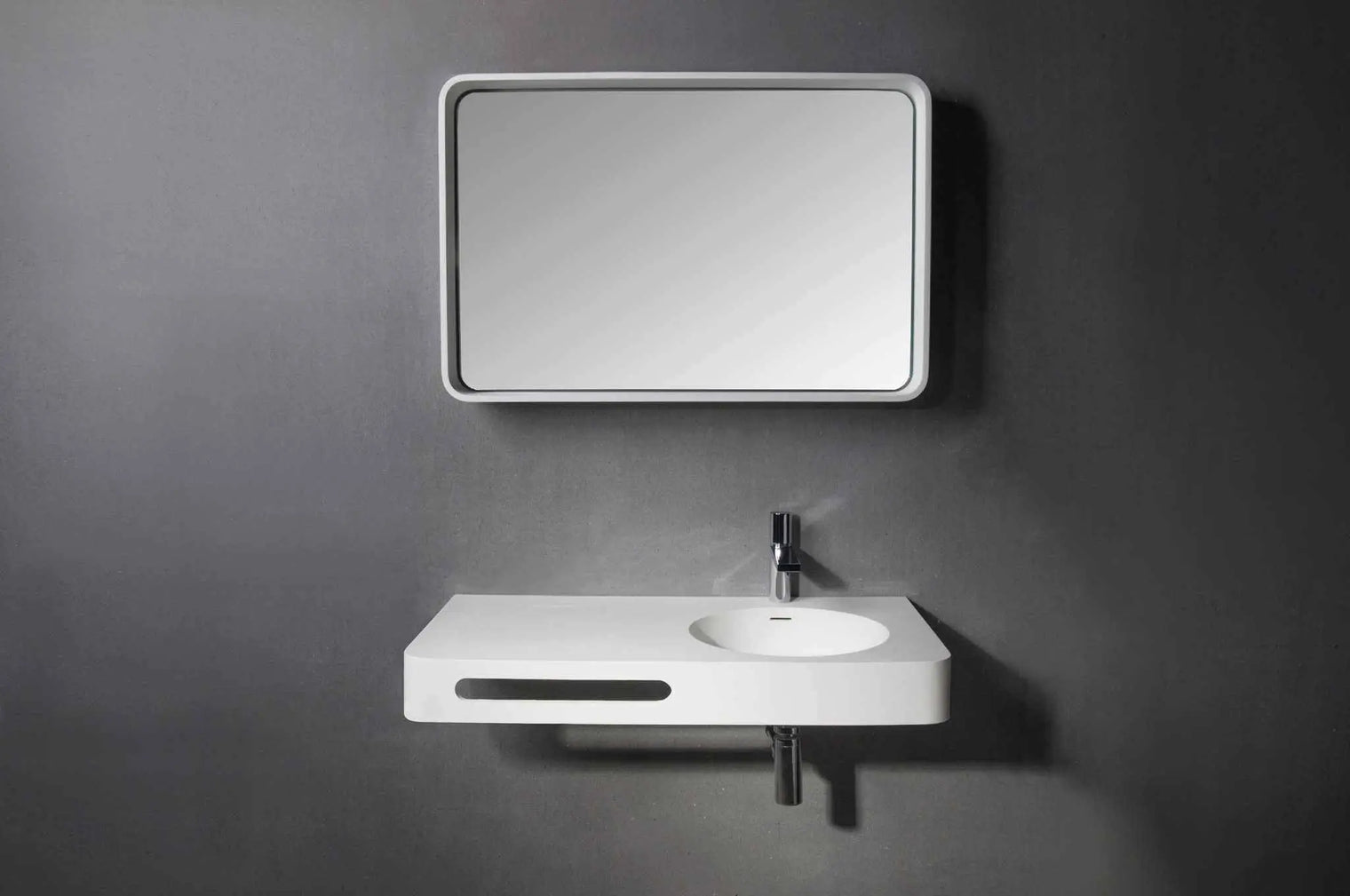 Cirque WM 75R-WALL MOUNT WASHBASINS-訂造一體無縫洗手盆,Tailor made Washbasins,waterbasin hk, 浴室物料,浴室裝修,訂造洗手盆,浴室翻新,Bathroomware ,Bespoke bathroom,浴室配件,訂造浴室潔具,訂造浴室傢俬,香港 浴室設計 公司,best custom bathroom furniture HK, Infinite Bath