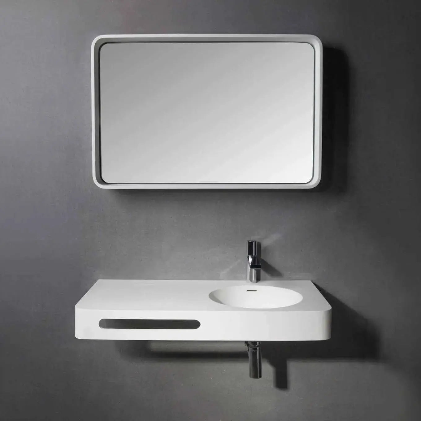 Cirque WM 75R-WALL MOUNT WASHBASINS-訂造一體無縫洗手盆,Tailor made Washbasins,waterbasin hk, 浴室物料,浴室裝修,訂造洗手盆,浴室翻新,Bathroomware ,Bespoke bathroom,浴室配件,訂造浴室潔具,訂造浴室傢俬,香港 浴室設計 公司,best custom bathroom furniture HK, Infinite Bath