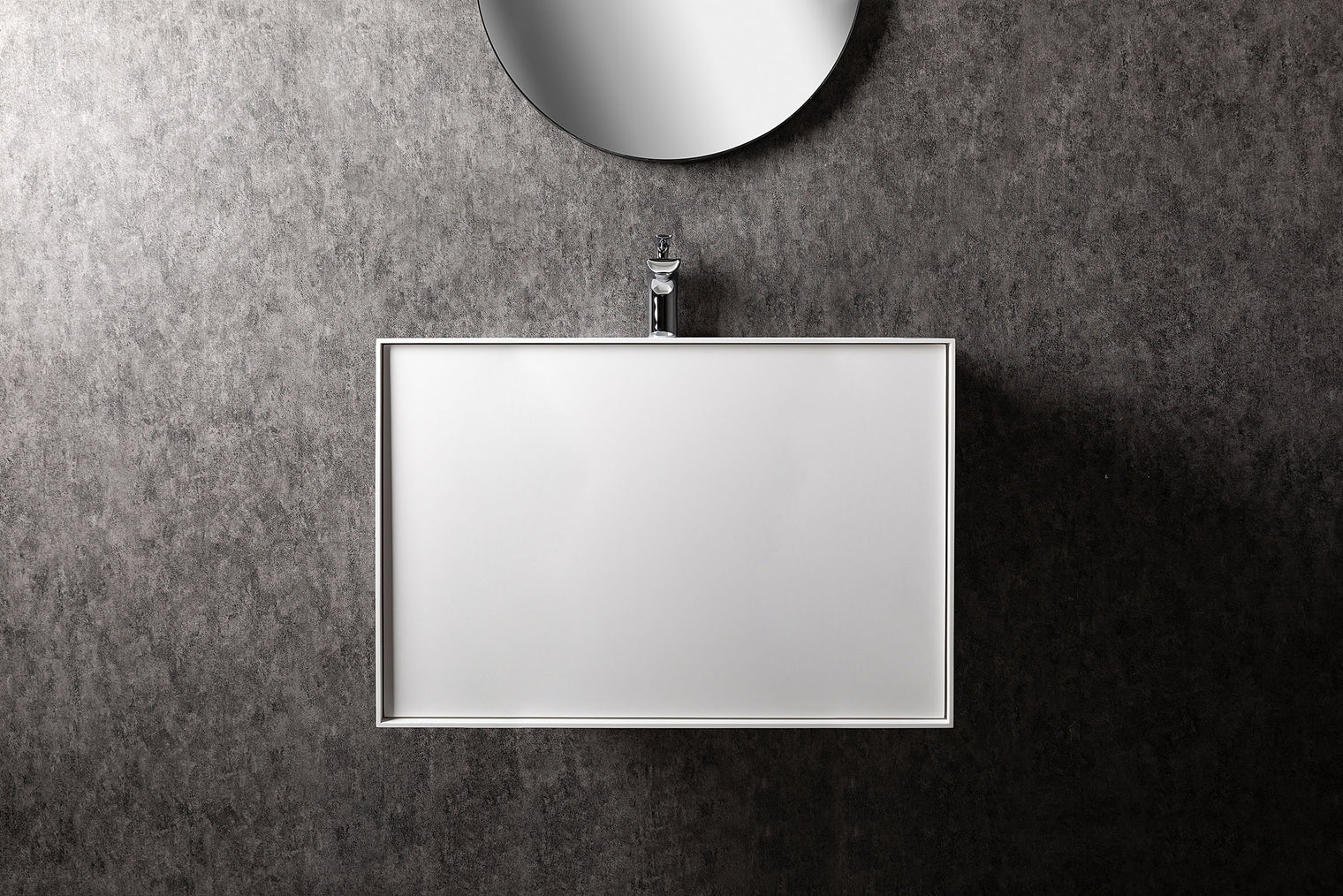 Vesta WM 80 w/Drawer-WALL MOUNT WASHBASINS-訂造一體無縫洗手盆,Tailor made Washbasins,waterbasin hk, 浴室物料,浴室裝修,訂造洗手盆,浴室翻新,Bathroomware ,Bespoke bathroom,浴室配件,訂造浴室潔具,訂造浴室傢俬,香港 浴室設計 公司,best custom bathroom furniture HK, Infinite Bath