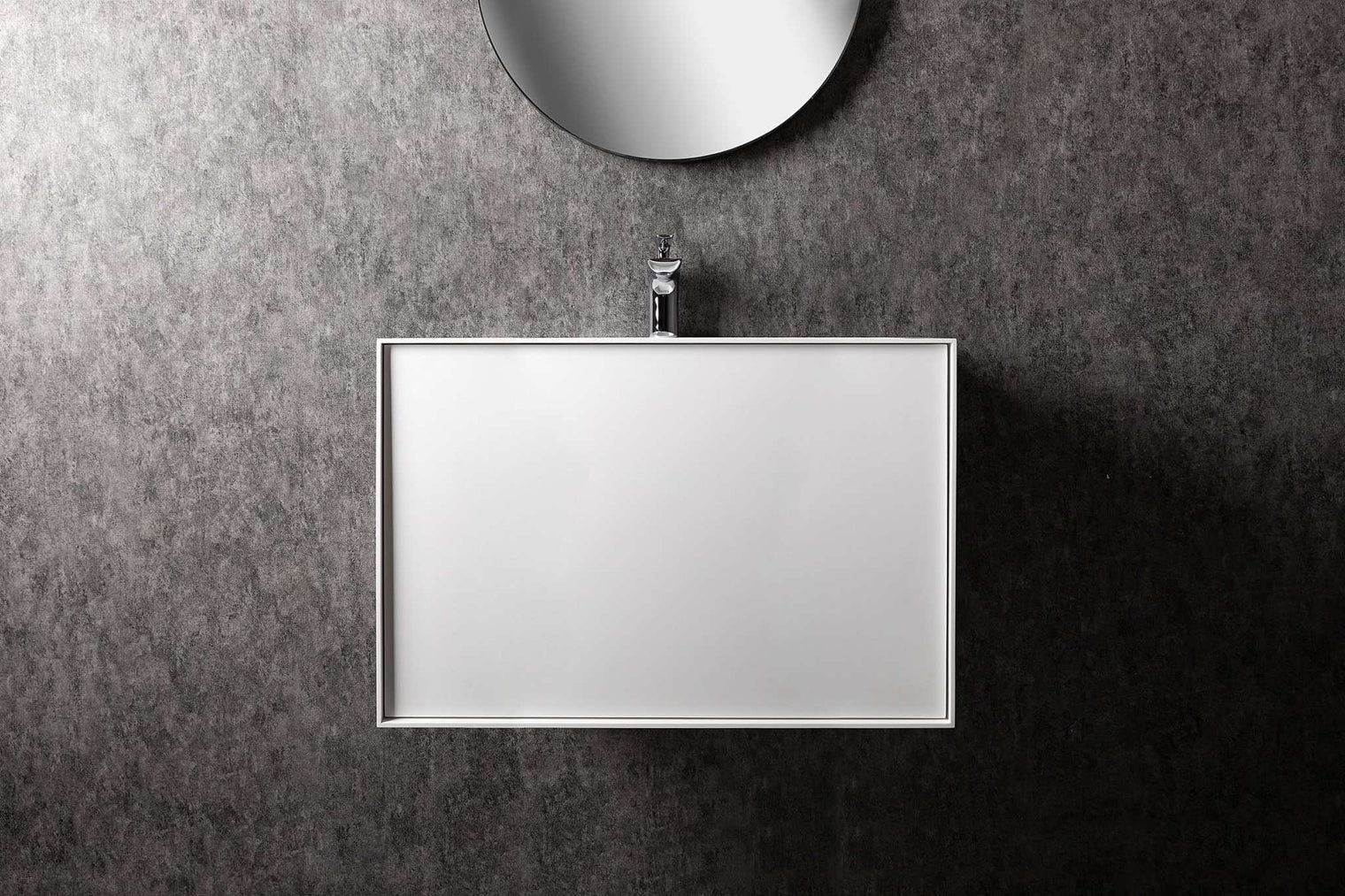 Vesta WM 80 w/Drawer-WALL MOUNT WASHBASINS-訂造一體無縫洗手盆,Tailor made Washbasins,waterbasin hk, 浴室物料,浴室裝修,訂造洗手盆,浴室翻新,Bathroomware ,Bespoke bathroom,浴室配件,訂造浴室潔具,訂造浴室傢俬,香港 浴室設計 公司,best custom bathroom furniture HK, Infinite Bath