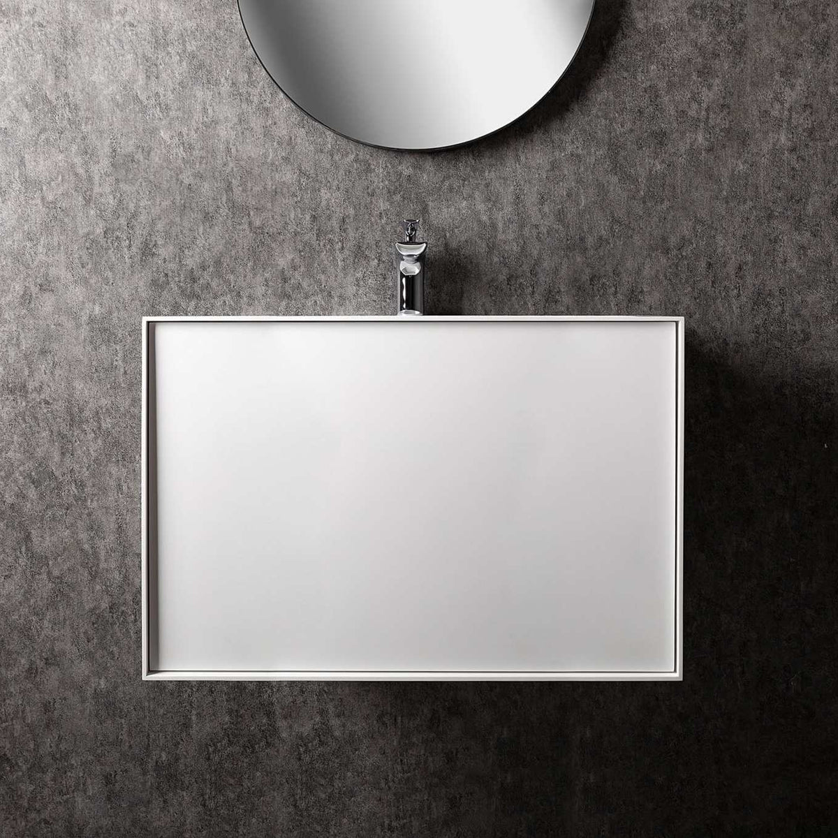 bathroom vanity Vesta WM 80 w/Drawer-WALL MOUNT WASHBASINS-訂造一體無縫洗手盆,Tailor made Washbasins,waterbasin hk, 浴室物料,浴室裝修,訂造洗手盆,浴室翻新,Bathroomware ,Bespoke bathroom,浴室配件,訂造浴室潔具,訂造浴室傢俬,香港 浴室設計 公司,best custom bathroom furniture HK, Infinite Bath