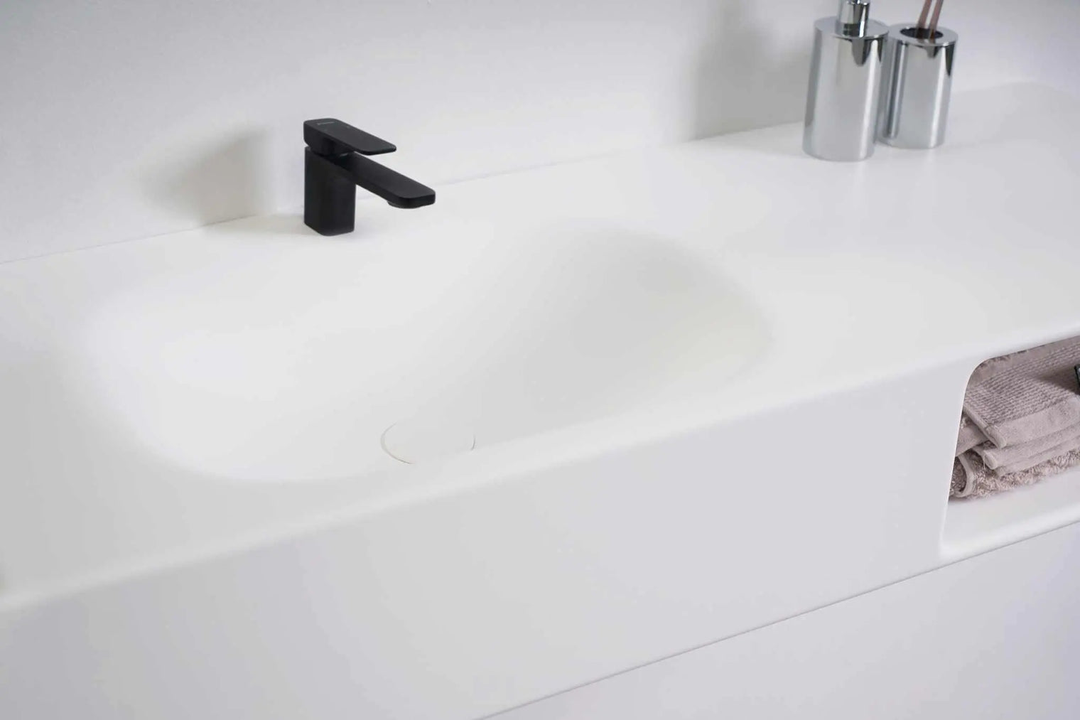 Spio WM 100L w/Shelf-WALL MOUNT WASHBASINS-訂造一體無縫洗手盆,Tailor made Washbasins,waterbasin hk, 浴室物料,浴室裝修,訂造洗手盆,浴室翻新,Bathroomware ,Bespoke bathroom,浴室配件,訂造浴室潔具,訂造浴室傢俬,香港 浴室設計 公司,best custom bathroom furniture HK, Infinite Bath