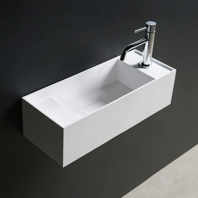 CUBE-X WM 55-WALL MOUNT WASHBASINS-訂造一體無縫洗手盆,Tailor made Washbasins,waterbasin hk, 浴室物料,浴室裝修,訂造洗手盆,浴室翻新,Bathroomware ,Bespoke bathroom,浴室配件,訂造浴室潔具,訂造浴室傢俬,香港 浴室設計 公司,best custom bathroom furniture HK, Infinite Bath
