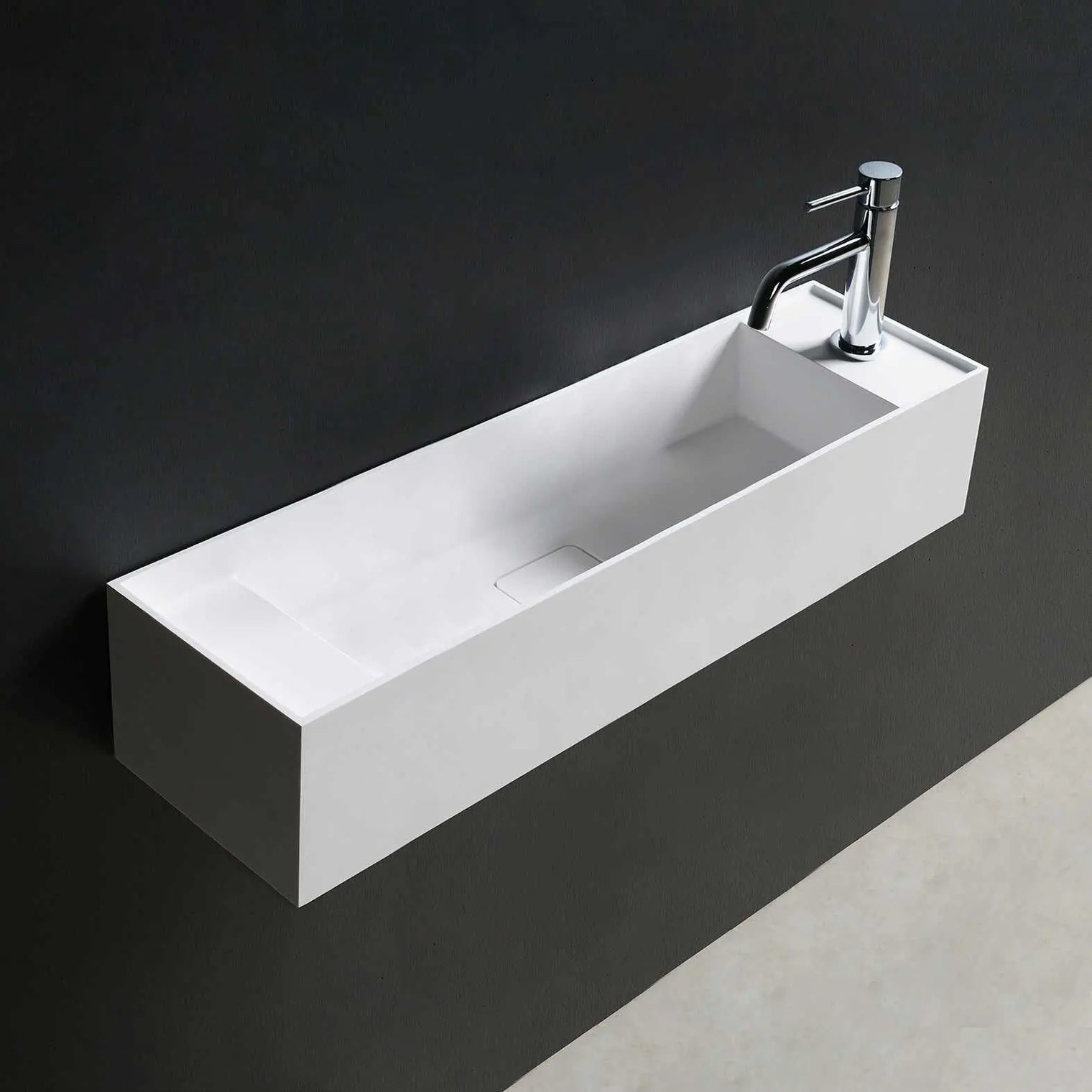 CUBE-X WM 75-WALL MOUNT WASHBASINS-訂造一體無縫洗手盆,Tailor made Washbasins,waterbasin hk, 浴室物料,浴室裝修,訂造洗手盆,浴室翻新,Bathroomware ,Bespoke bathroom,浴室配件,訂造浴室潔具,訂造浴室傢俬,香港 浴室設計 公司,best custom bathroom furniture HK, Infinite Bath