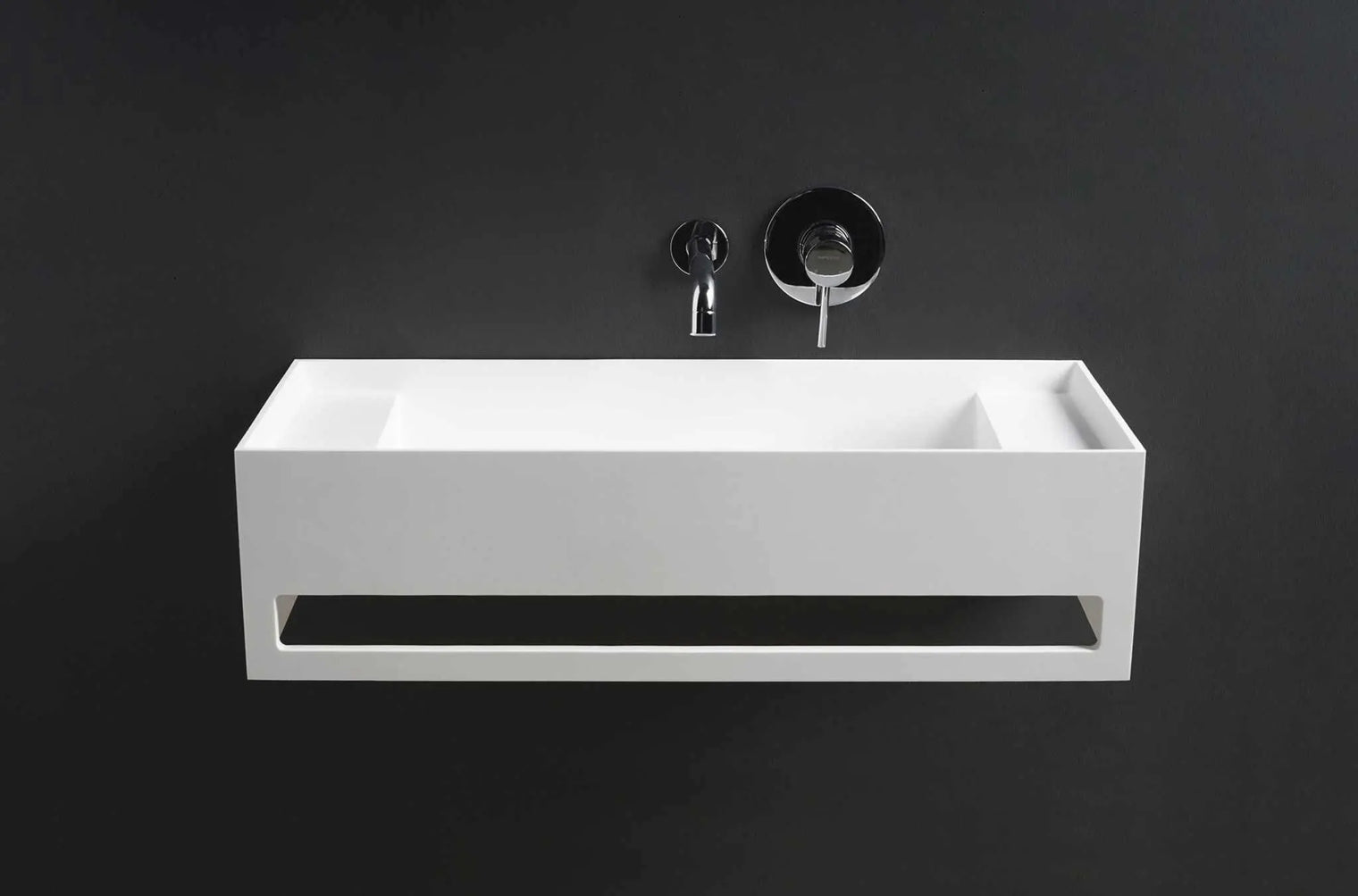 CUBE-X WM 80 w/Towel Bar & Deck-WALL MOUNT WASHBASINS-訂造一體無縫洗手盆,Tailor made Washbasins,waterbasin hk, 浴室物料,浴室裝修,訂造洗手盆,浴室翻新,Bathroomware ,Bespoke bathroom,浴室配件,訂造浴室潔具,訂造浴室傢俬,香港 浴室設計 公司,best custom bathroom furniture HK, Infinite Bath