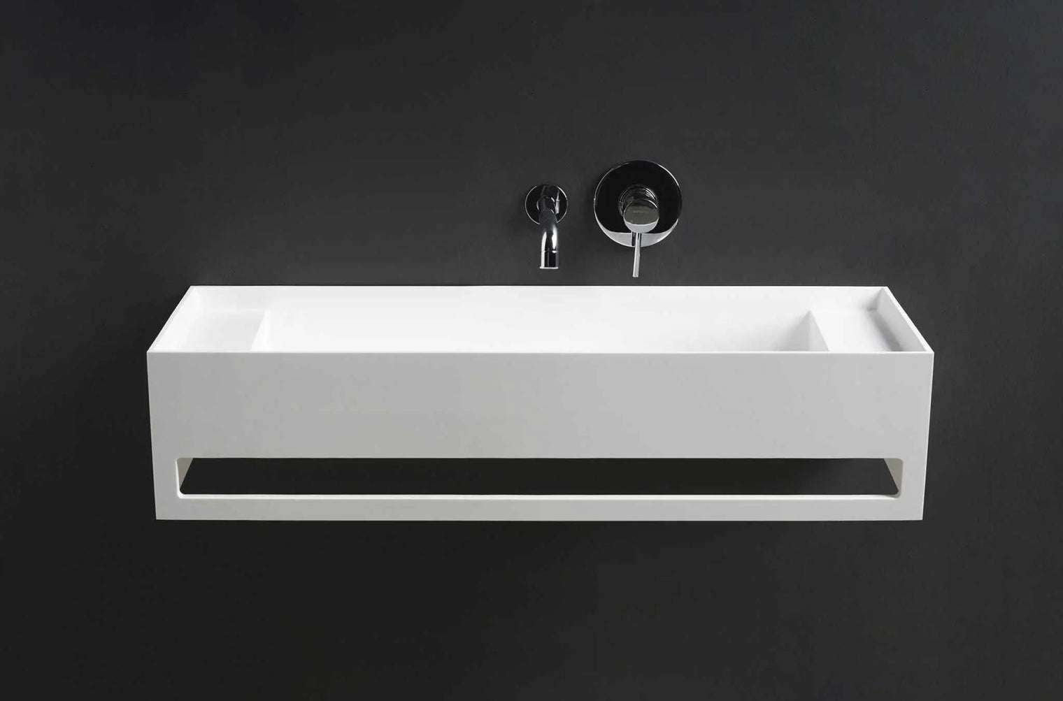 CUBE-X WM 100 w/Towel Bar & Deck-WALL MOUNT WASHBASINS-訂造一體無縫洗手盆,Tailor made Washbasins,waterbasin hk, 浴室物料,浴室裝修,訂造洗手盆,浴室翻新,Bathroomware ,Bespoke bathroom,浴室配件,訂造浴室潔具,訂造浴室傢俬,香港 浴室設計 公司,best custom bathroom furniture HK, Infinite Bath