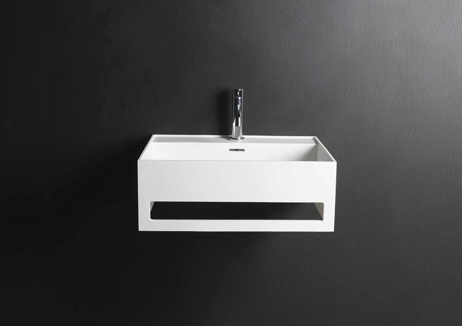 CUBE-X WM 50 w/Towel Bar-WALL MOUNT WASHBASINS-訂造一體無縫洗手盆,Tailor made Washbasins,waterbasin hk, 浴室物料,浴室裝修,訂造洗手盆,浴室翻新,Bathroomware ,Bespoke bathroom,浴室配件,訂造浴室潔具,訂造浴室傢俬,香港 浴室設計 公司,best custom bathroom furniture HK, Infinite Bath