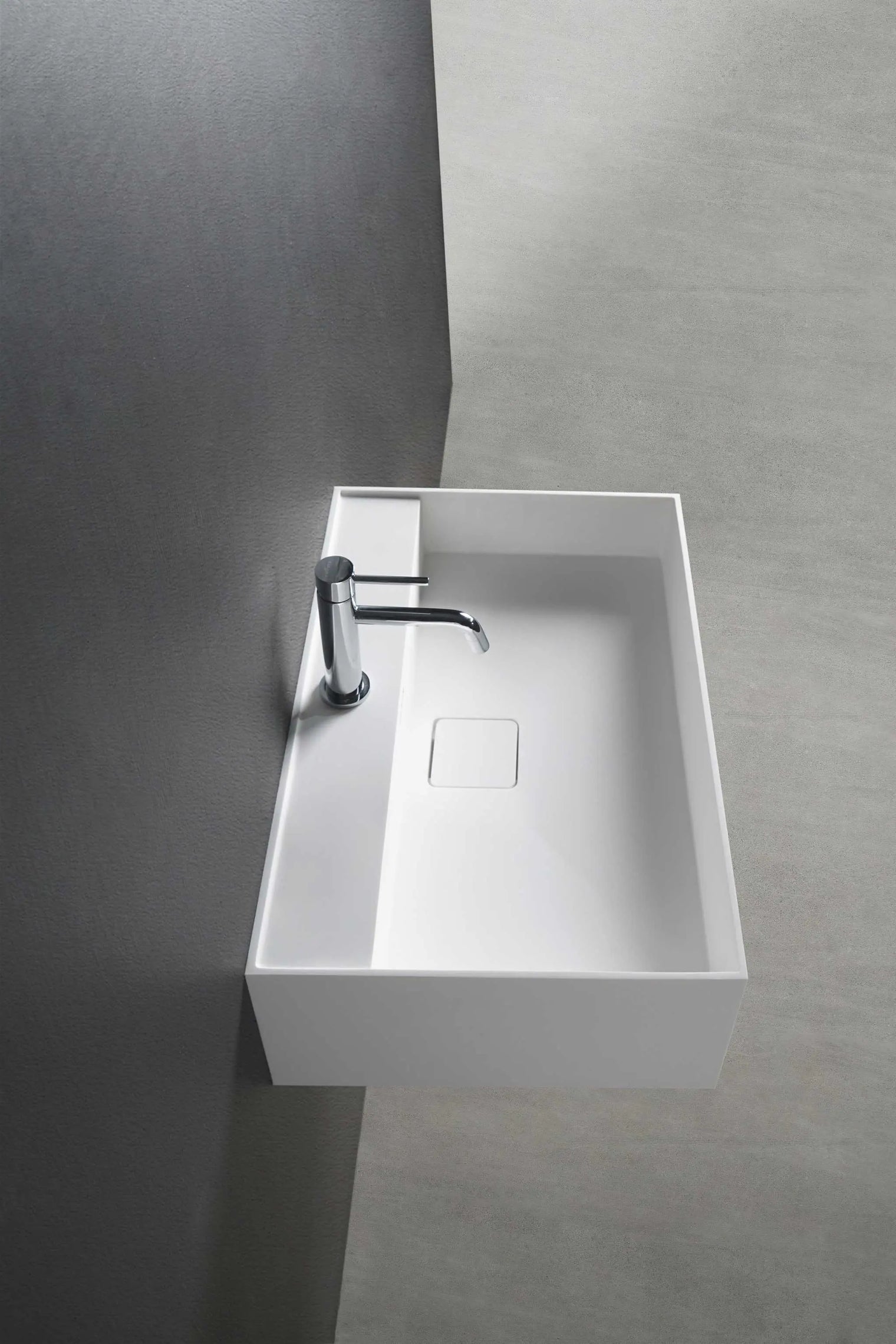 CUBE-X WM 50 w/Towel Bar-WALL MOUNT WASHBASINS-訂造一體無縫洗手盆,Tailor made Washbasins,waterbasin hk, 浴室物料,浴室裝修,訂造洗手盆,浴室翻新,Bathroomware ,Bespoke bathroom,浴室配件,訂造浴室潔具,訂造浴室傢俬,香港 浴室設計 公司,best custom bathroom furniture HK, Infinite Bath