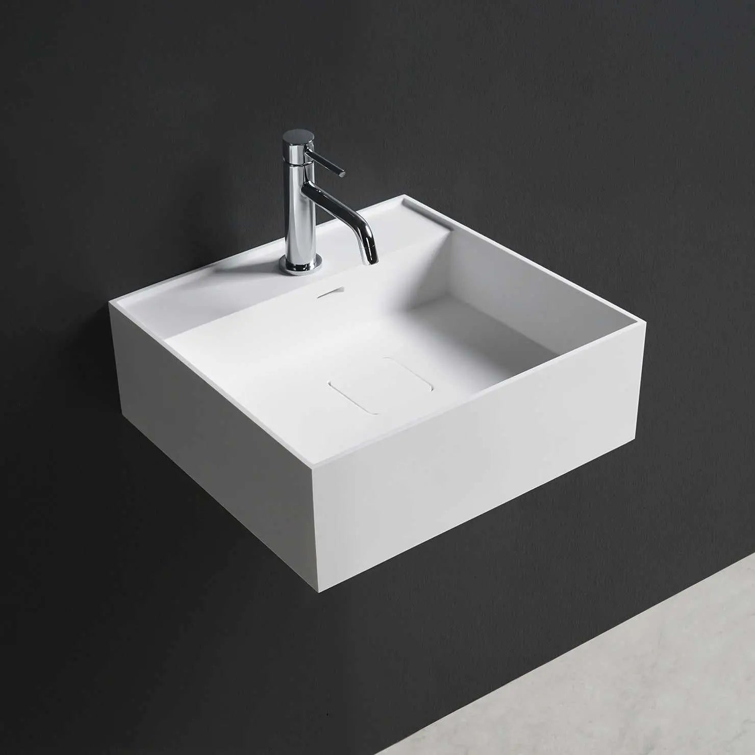 CUBE-X WM 40-WALL MOUNT WASHBASINS-訂造一體無縫洗手盆,Tailor made Washbasins,waterbasin hk, 浴室物料,浴室裝修,訂造洗手盆,浴室翻新,Bathroomware ,Bespoke bathroom,浴室配件,訂造浴室潔具,訂造浴室傢俬,香港 浴室設計 公司,best custom bathroom furniture HK, Infinite Bath
