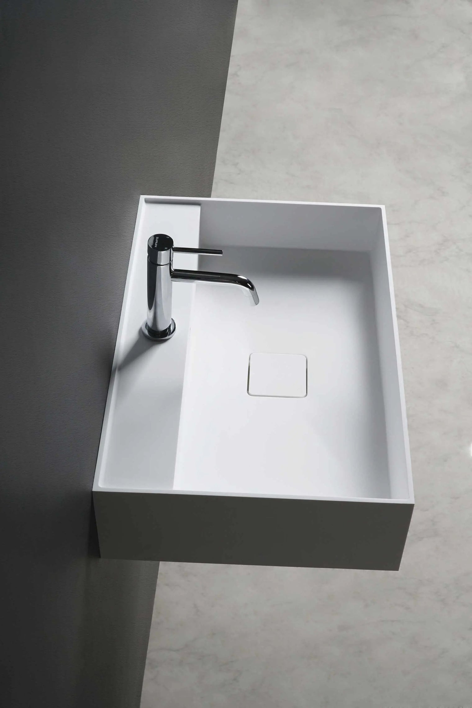 CUBE-X WM 70-WALL MOUNT WASHBASINS-訂造一體無縫洗手盆,Tailor made Washbasins,waterbasin hk, 浴室物料,浴室裝修,訂造洗手盆,浴室翻新,Bathroomware ,Bespoke bathroom,浴室配件,訂造浴室潔具,訂造浴室傢俬,香港 浴室設計 公司,best custom bathroom furniture HK, Infinite Bath