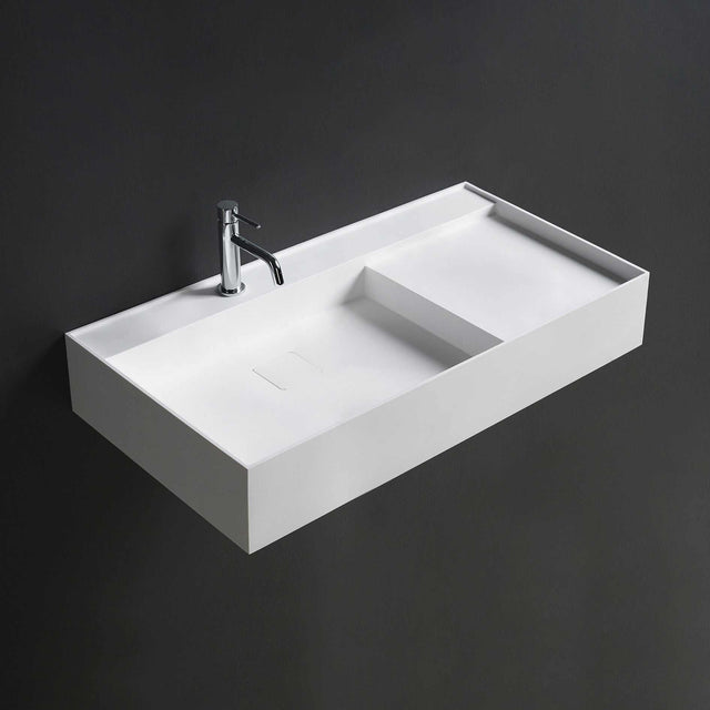 CUBE-X WM 90L-WALL MOUNT WASHBASINS-訂造一體無縫洗手盆,Tailor made Washbasins,waterbasin hk, 浴室物料,浴室裝修,訂造洗手盆,浴室翻新,Bathroomware ,Bespoke bathroom,浴室配件,訂造浴室潔具,訂造浴室傢俬,香港 浴室設計 公司,best custom bathroom furniture HK, Infinite Bath