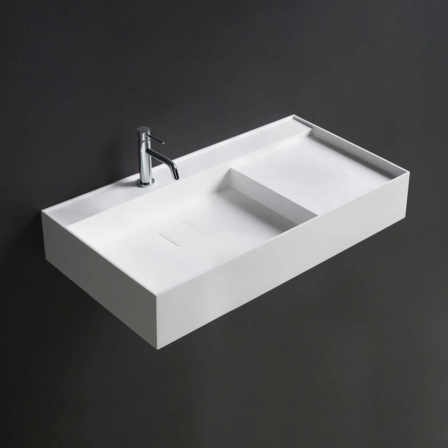 CUBE-X WM 90L-WALL MOUNT WASHBASINS-訂造一體無縫洗手盆,Tailor made Washbasins,waterbasin hk, 浴室物料,浴室裝修,訂造洗手盆,浴室翻新,Bathroomware ,Bespoke bathroom,浴室配件,訂造浴室潔具,訂造浴室傢俬,香港 浴室設計 公司,best custom bathroom furniture HK, Infinite Bath