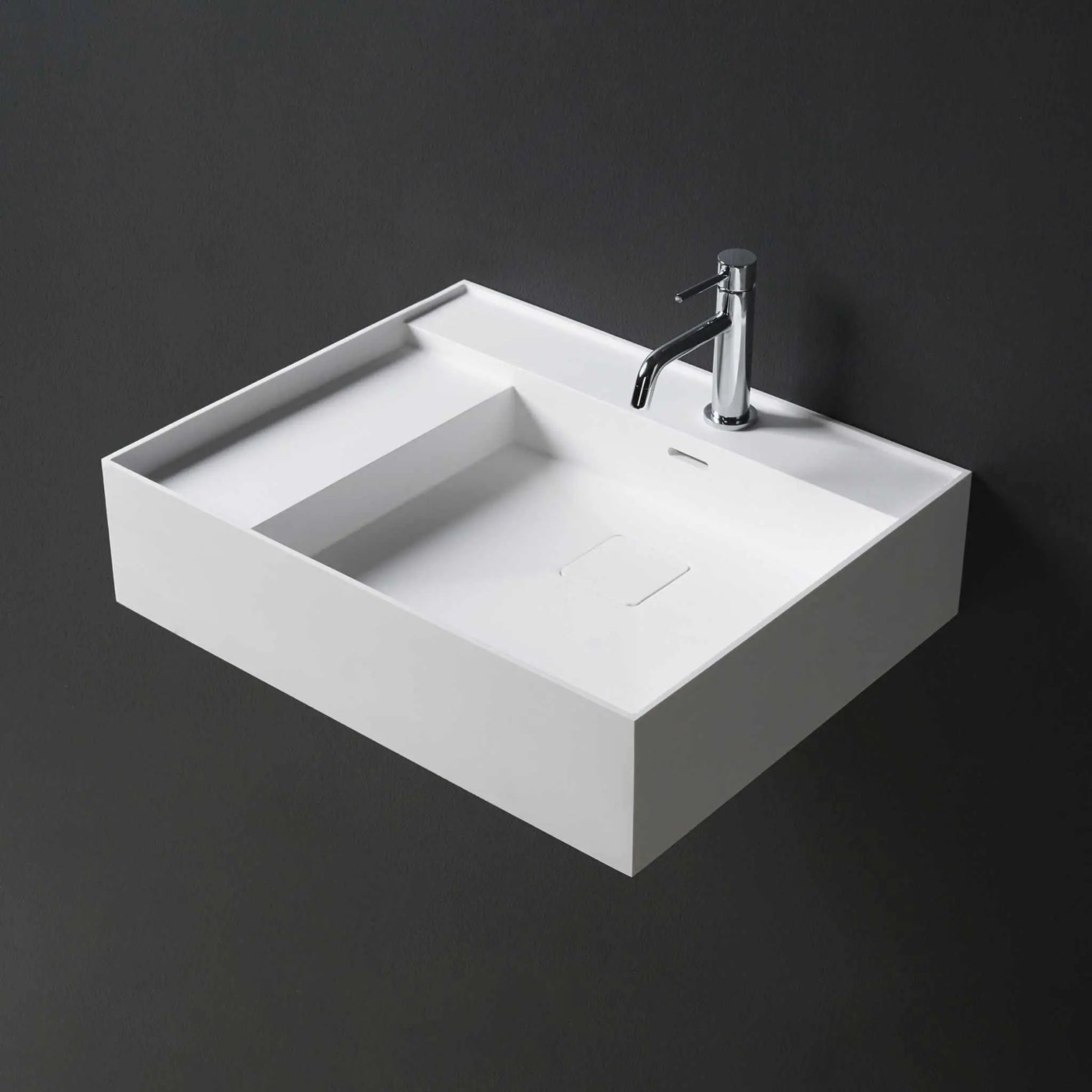 CUBE-X WM 60R-WALL MOUNT WASHBASINS-訂造一體無縫洗手盆,Tailor made Washbasins,waterbasin hk, 浴室物料,浴室裝修,訂造洗手盆,浴室翻新,Bathroomware ,Bespoke bathroom,浴室配件,訂造浴室潔具,訂造浴室傢俬,香港 浴室設計 公司,best custom bathroom furniture HK, Infinite Bath