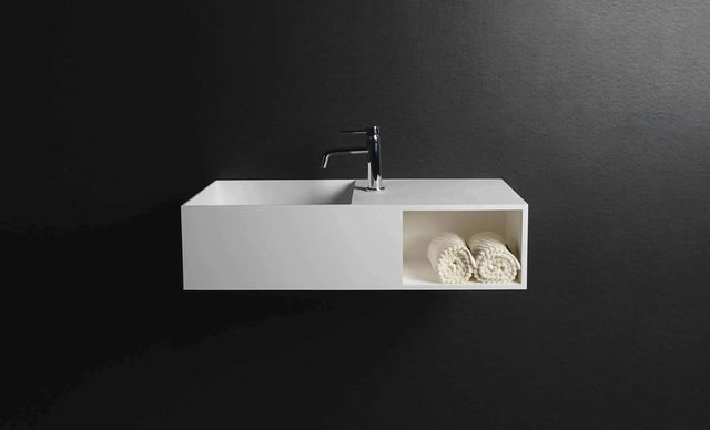 CUBE-X WM 80L w/Shelf-WALL MOUNT WASHBASINS-訂造一體無縫洗手盆,Tailor made Washbasins,waterbasin hk, 浴室物料,浴室裝修,訂造洗手盆,浴室翻新,Bathroomware ,Bespoke bathroom,浴室配件,訂造浴室潔具,訂造浴室傢俬,香港 浴室設計 公司,best custom bathroom furniture HK, Infinite Bath