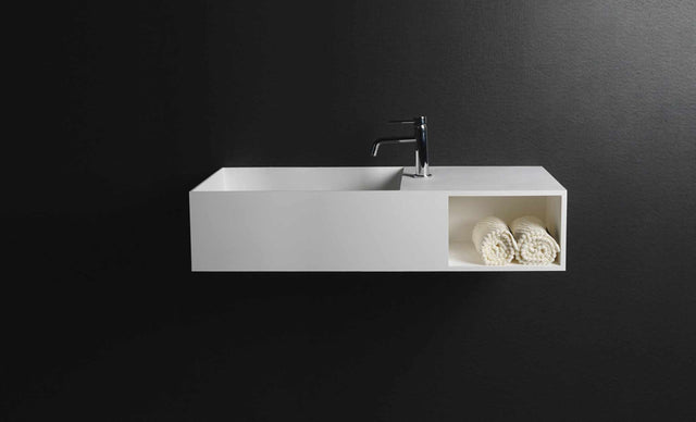 CUBE-X WM 100L w/Shelf-WALL MOUNT WASHBASINS-訂造一體無縫洗手盆,Tailor made Washbasins,waterbasin hk, 浴室物料,浴室裝修,訂造洗手盆,浴室翻新,Bathroomware ,Bespoke bathroom,浴室配件,訂造浴室潔具,訂造浴室傢俬,香港 浴室設計 公司,best custom bathroom furniture HK, Infinite Bath