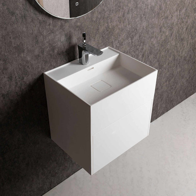 CUBE-X WM 50 w/Drawer-WALL MOUNT WASHBASINS-訂造一體無縫洗手盆,Tailor made Washbasins,waterbasin hk, 浴室物料,浴室裝修,訂造洗手盆,浴室翻新,Bathroomware ,Bespoke bathroom,浴室配件,訂造浴室潔具,訂造浴室傢俬,香港 浴室設計 公司,best custom bathroom furniture HK, Infinite Bath
