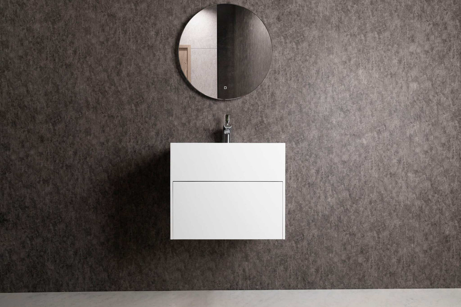 bathroom vanity CUBE-X WM 60 w/Drawer-WALL MOUNT WASHBASINS-訂造一體無縫洗手盆,Tailor made Washbasins,waterbasin hk, 浴室物料,浴室裝修,訂造洗手盆,浴室翻新,Bathroomware ,Bespoke bathroom,浴室配件,訂造浴室潔具,訂造浴室傢俬,香港 浴室設計 公司,best custom bathroom furniture HK, Infinite Bath