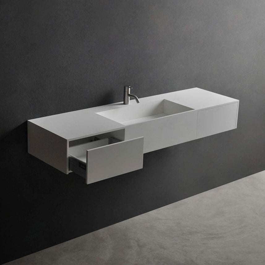 CUBE-X WM 120 w/Drawers-WALL MOUNT WASHBASINS-訂造一體無縫洗手盆,Tailor made Washbasins,waterbasin hk, 浴室物料,浴室裝修,訂造洗手盆,浴室翻新,Bathroomware ,Bespoke bathroom,浴室配件,訂造浴室潔具,訂造浴室傢俬,香港 浴室設計 公司,best custom bathroom furniture HK, Infinite Bath