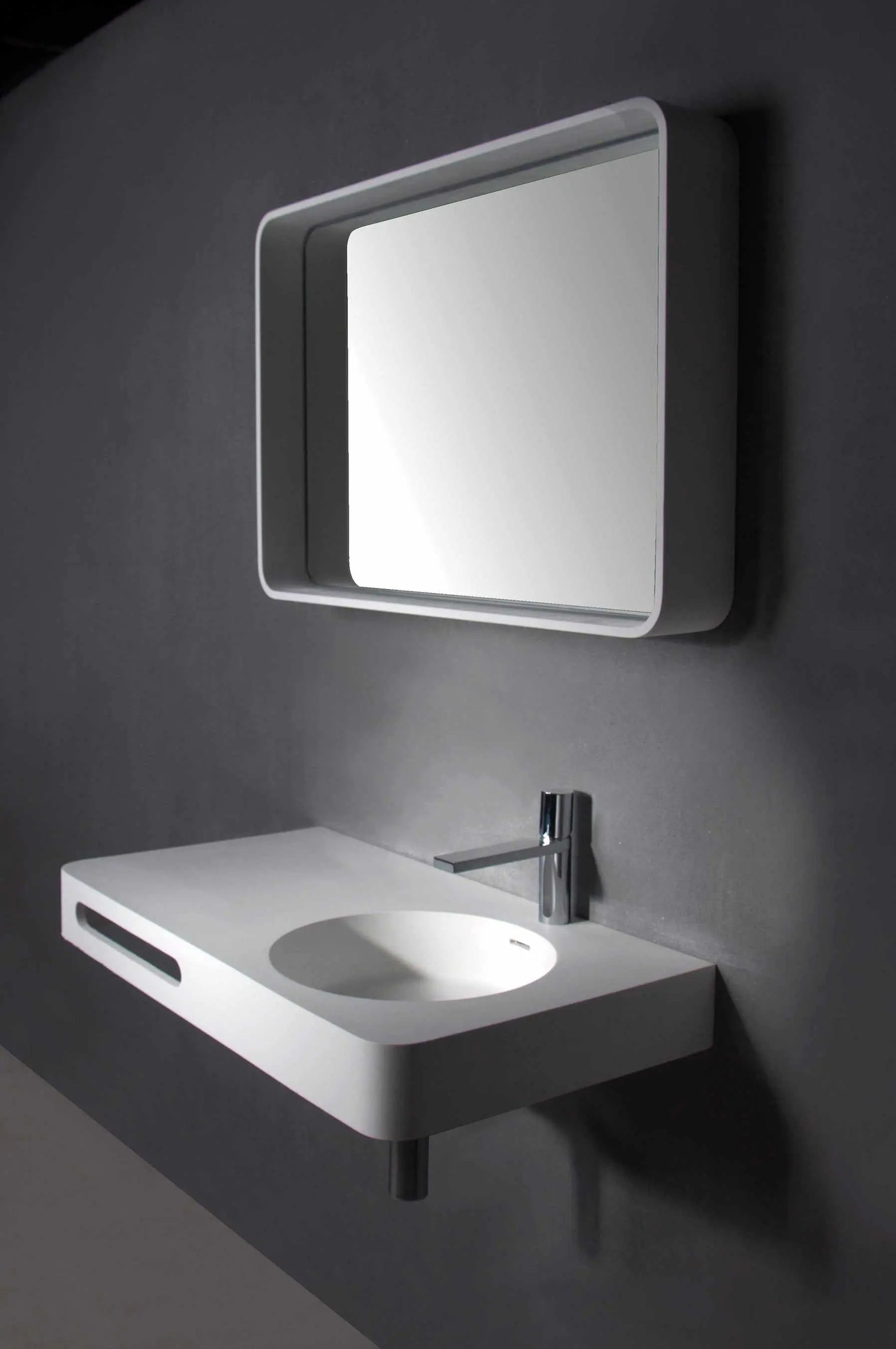 Cirque WM 90R-WALL MOUNT WASHBASINS-訂造一體無縫洗手盆,Tailor made Washbasins,waterbasin hk, 浴室物料,浴室裝修,訂造洗手盆,浴室翻新,Bathroomware ,Bespoke bathroom,浴室配件,訂造浴室潔具,訂造浴室傢俬,香港 浴室設計 公司,best custom bathroom furniture HK, Infinite Bath