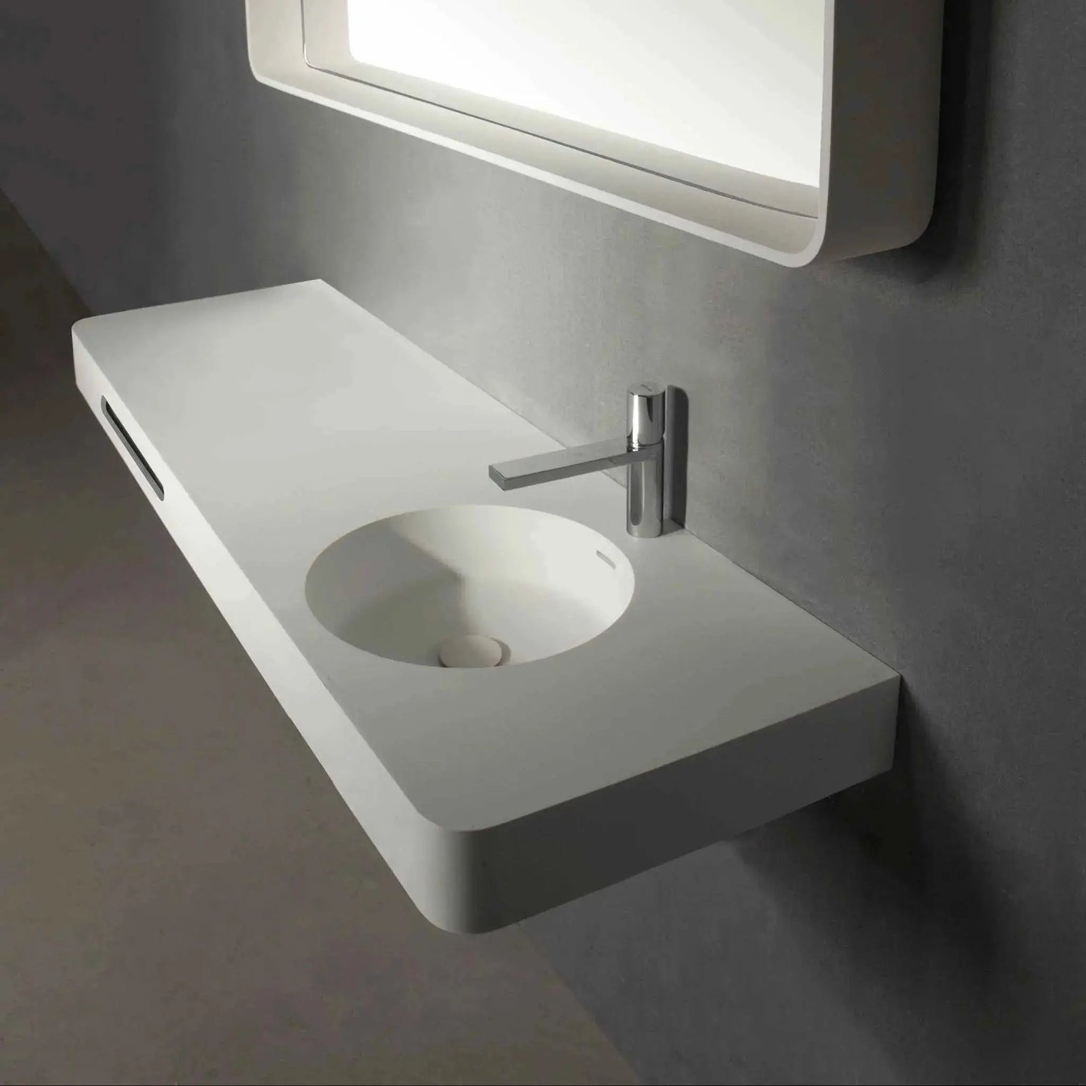 Cirque WM 120R-WALL MOUNT WASHBASINS-訂造一體無縫洗手盆,Tailor made Washbasins,waterbasin hk, 浴室物料,浴室裝修,訂造洗手盆,浴室翻新,Bathroomware ,Bespoke bathroom,浴室配件,訂造浴室潔具,訂造浴室傢俬,香港 浴室設計 公司,best custom bathroom furniture HK, Infinite Bath