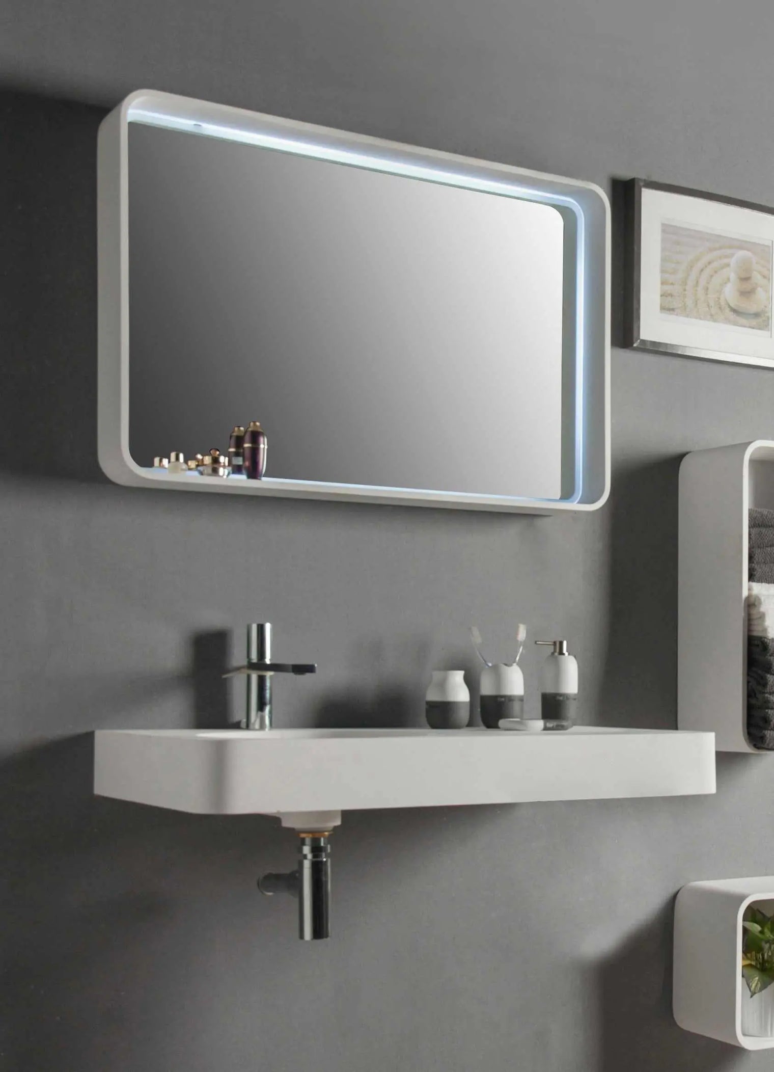 Cirque WM 55L-WALL MOUNT WASHBASINS-訂造一體無縫洗手盆,Tailor made Washbasins,waterbasin hk, 浴室物料,浴室裝修,訂造洗手盆,浴室翻新,Bathroomware ,Bespoke bathroom,浴室配件,訂造浴室潔具,訂造浴室傢俬,香港 浴室設計 公司,best custom bathroom furniture HK, Infinite Bath