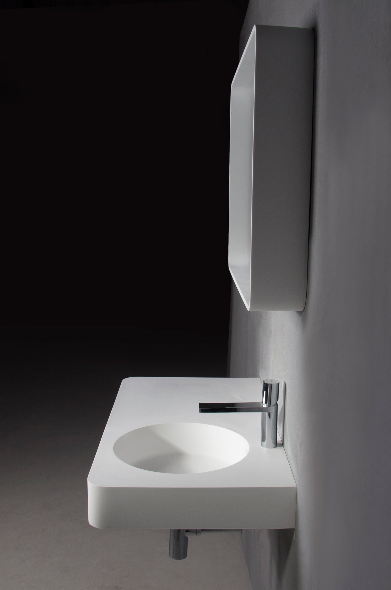 Cirque WM 55R-WALL MOUNT WASHBASINS-訂造一體無縫洗手盆,Tailor made Washbasins,waterbasin hk, 浴室物料,浴室裝修,訂造洗手盆,浴室翻新,Bathroomware ,Bespoke bathroom,浴室配件,訂造浴室潔具,訂造浴室傢俬,香港 浴室設計 公司,best custom bathroom furniture HK, Infinite Bath