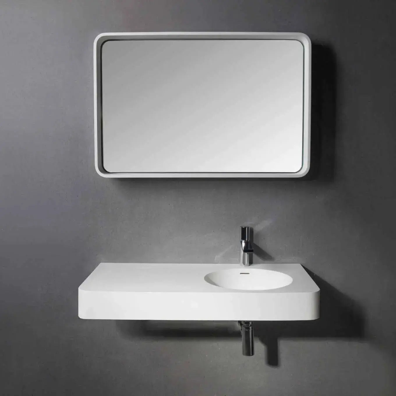 Cirque WM 55R-WALL MOUNT WASHBASINS-訂造一體無縫洗手盆,Tailor made Washbasins,waterbasin hk, 浴室物料,浴室裝修,訂造洗手盆,浴室翻新,Bathroomware ,Bespoke bathroom,浴室配件,訂造浴室潔具,訂造浴室傢俬,香港 浴室設計 公司,best custom bathroom furniture HK, Infinite Bath