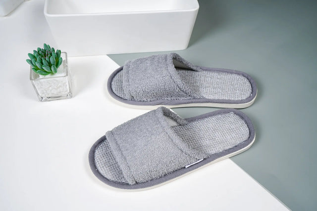 576 Charcoal Bathroom Slippers-Bath & Body-INFINITE-訂造洗手盆,浴室翻新, small size bathtubs, custom-made bathtub HK,freestanding bathtub Hong Kong, 獨立式 浴缸 香港, premium bathtub brands HK, Where to buy bathtubs in Hong Kong, best custom bathroom furniture HK, Infinite Bath, Infinite浴缸, Cloakroom,Vanities, Mirrors,Bathroom Furniture, 浴室裝修,浴室 櫃 訂造