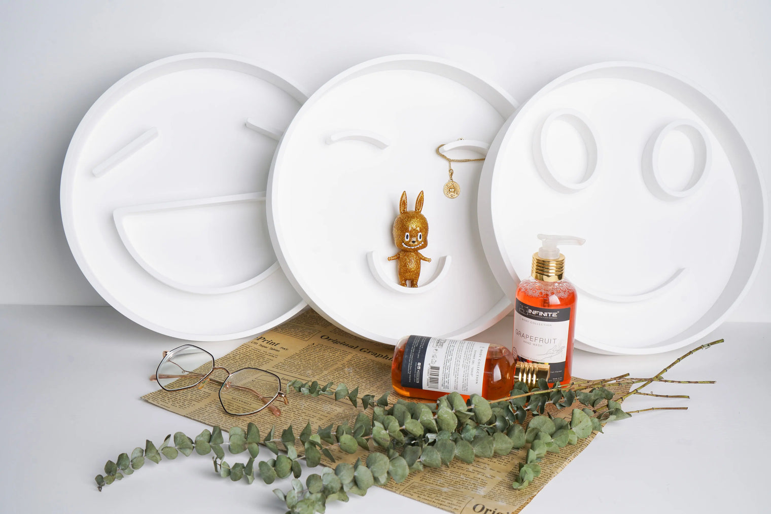 EMOJI 562 Cosmetics Tray-8050 Solid Surfaces Home-INFINITE-訂造洗手盆,浴室翻新, small size bathtubs, custom-made bathtub HK,freestanding bathtub Hong Kong, 獨立式 浴缸 香港, premium bathtub brands HK, Where to buy bathtubs in Hong Kong, best custom bathroom furniture HK, Infinite Bath, Infinite浴缸, Cloakroom,Vanities, Mirrors,Bathroom Furniture, 浴室裝修,浴室 櫃 訂造