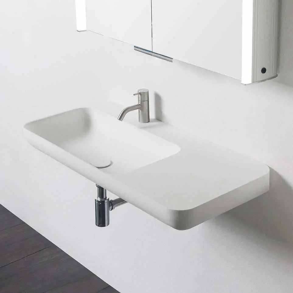 Niagara WM 90L-WALL MOUNT WASHBASINS-訂造一體無縫洗手盆,Tailor made Washbasins,waterbasin hk, 浴室物料,浴室裝修,訂造洗手盆,浴室翻新,Bathroomware ,Bespoke bathroom,浴室配件,訂造浴室潔具,訂造浴室傢俬,香港 浴室設計 公司,best custom bathroom furniture HK, Infinite Bath