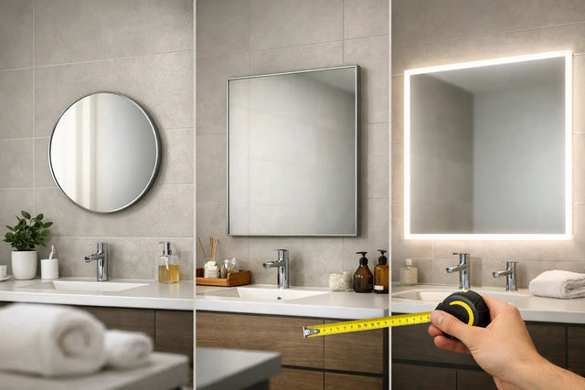 How to Choose Bathroom Mirror Size Guide