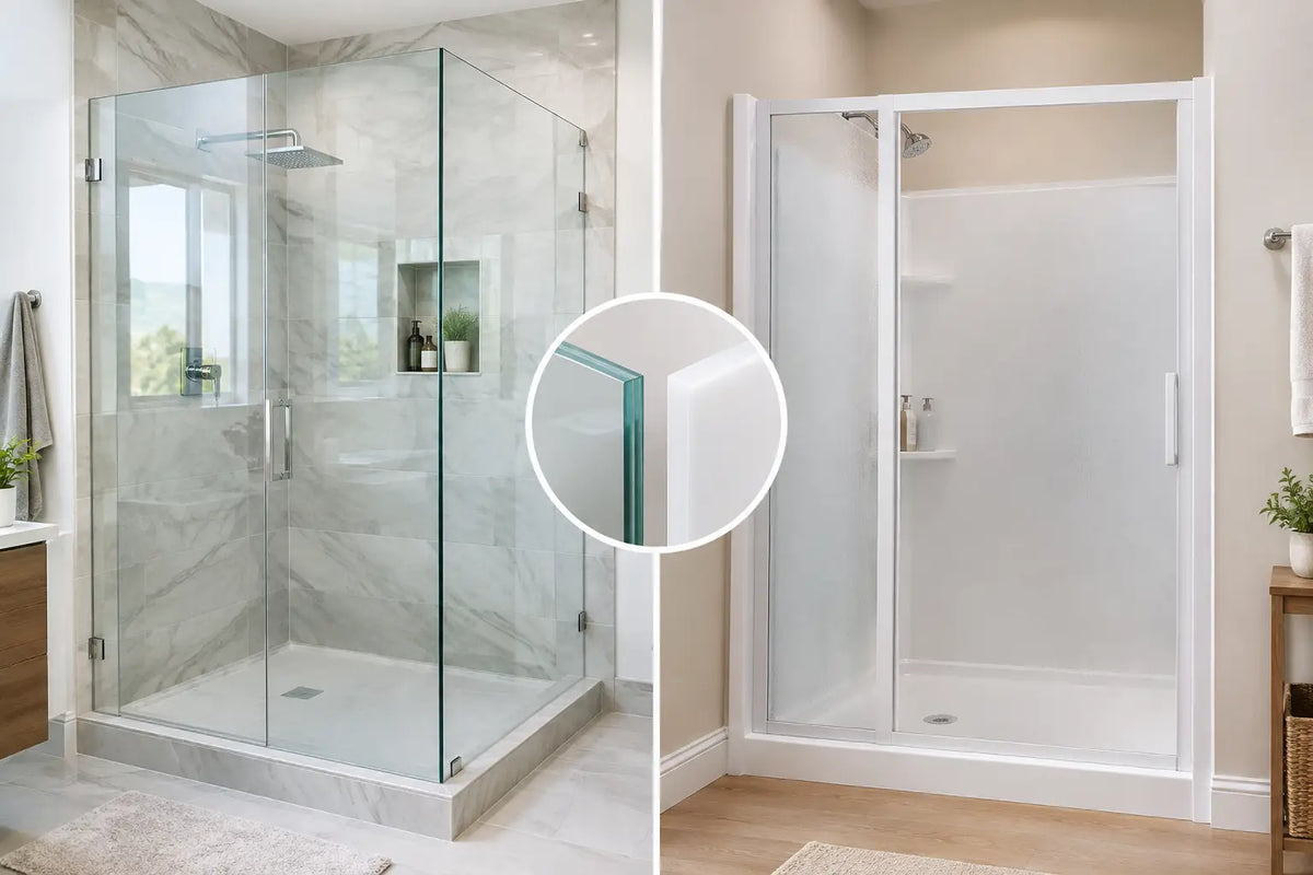 Shower Glass Versus Acrylic: Which Suits You?