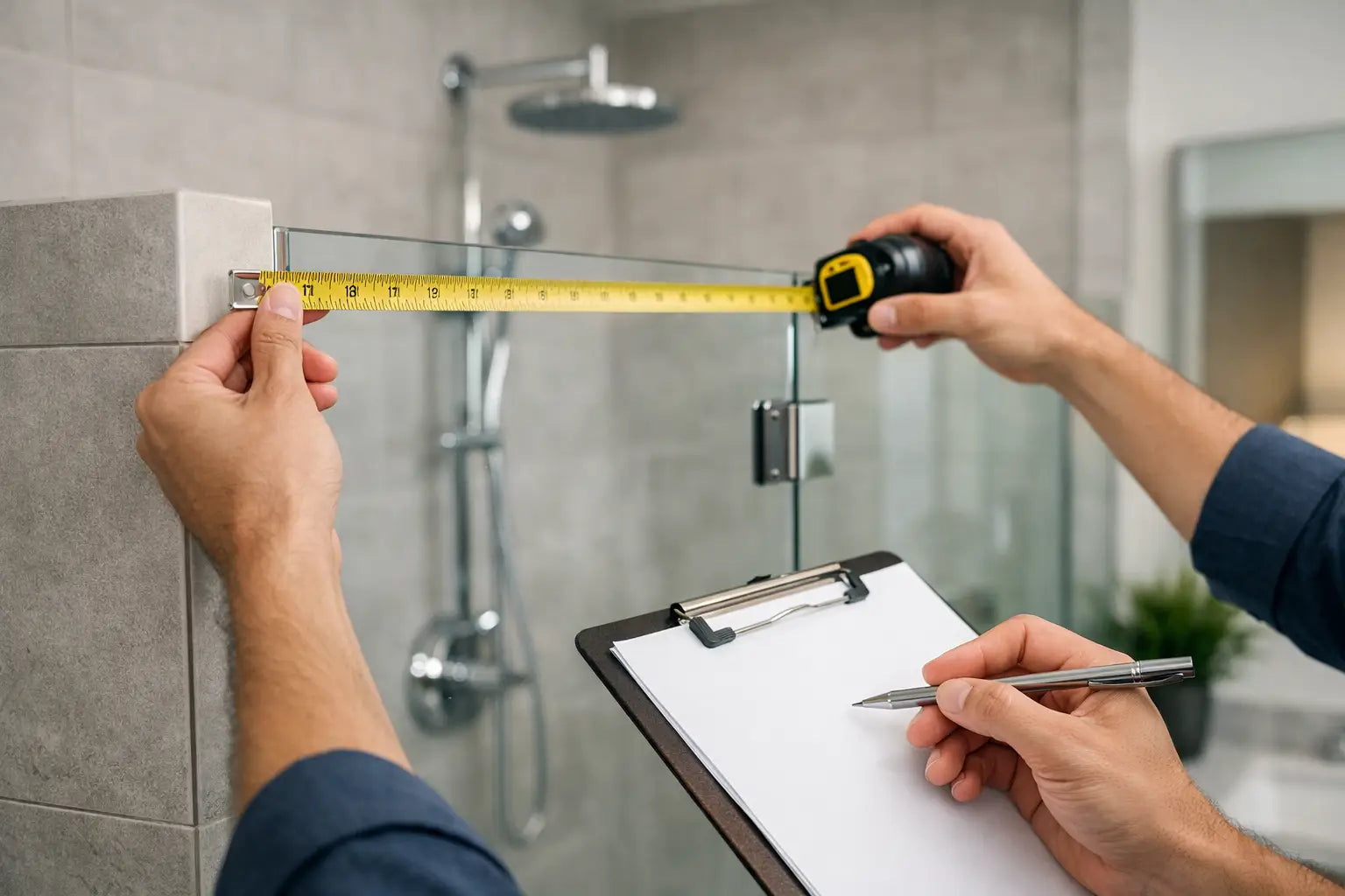 How to Measure for Custom Shower Enclosure